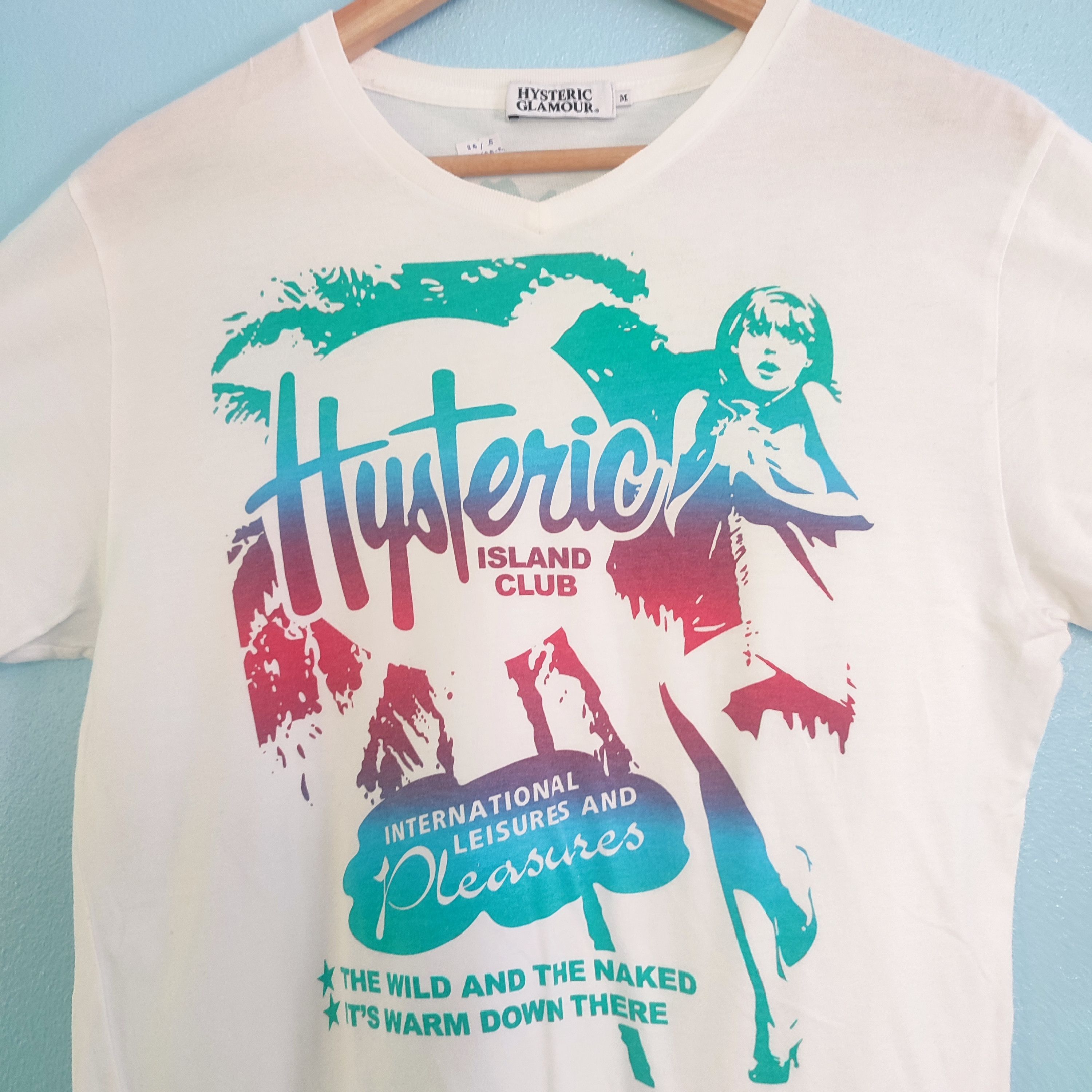 Hysteric Glamour × Japanese Brand × Vintage Hysteric Glamour Japanese Brand Streetwear Surfing Tshirt Size US M / EU 48-50 / 2 - 2 Thumbnail
