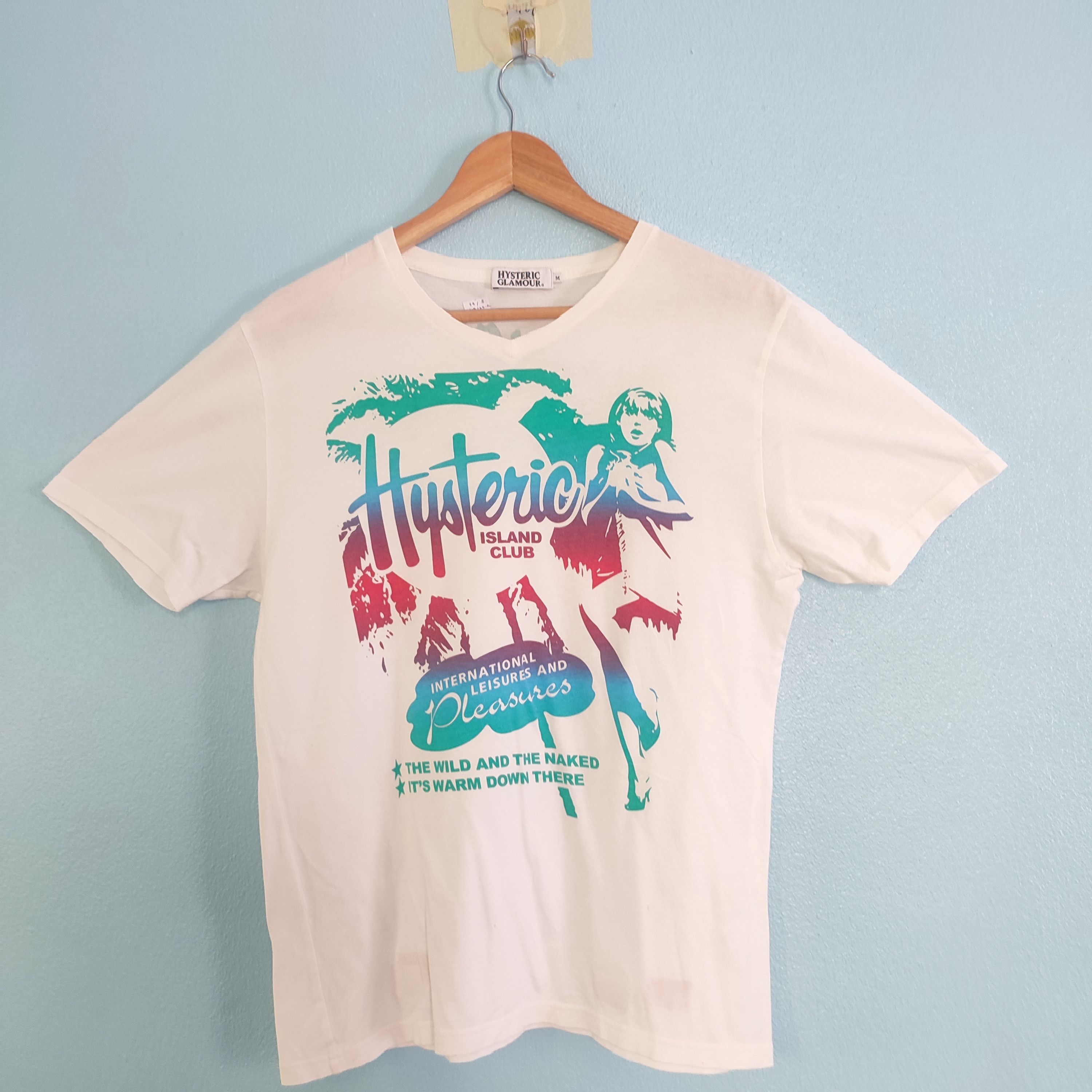 Hysteric Glamour × Japanese Brand × Vintage Hysteric Glamour Japanese Brand Streetwear Surfing Tshirt Size US M / EU 48-50 / 2 - 1 Thumbnail