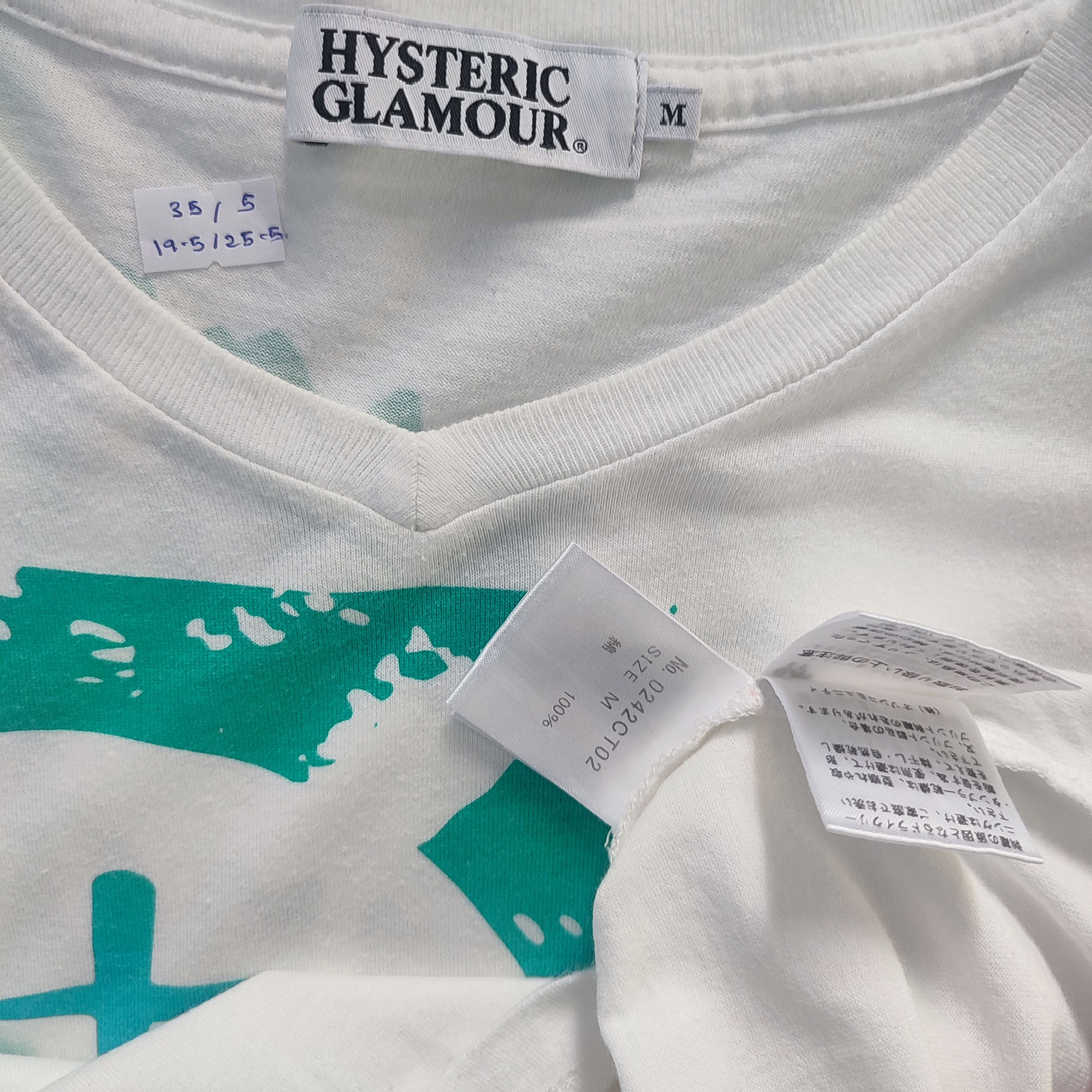 Hysteric Glamour × Japanese Brand × Vintage Hysteric Glamour Japanese Brand Streetwear Surfing Tshirt Size US M / EU 48-50 / 2 - 4 Thumbnail
