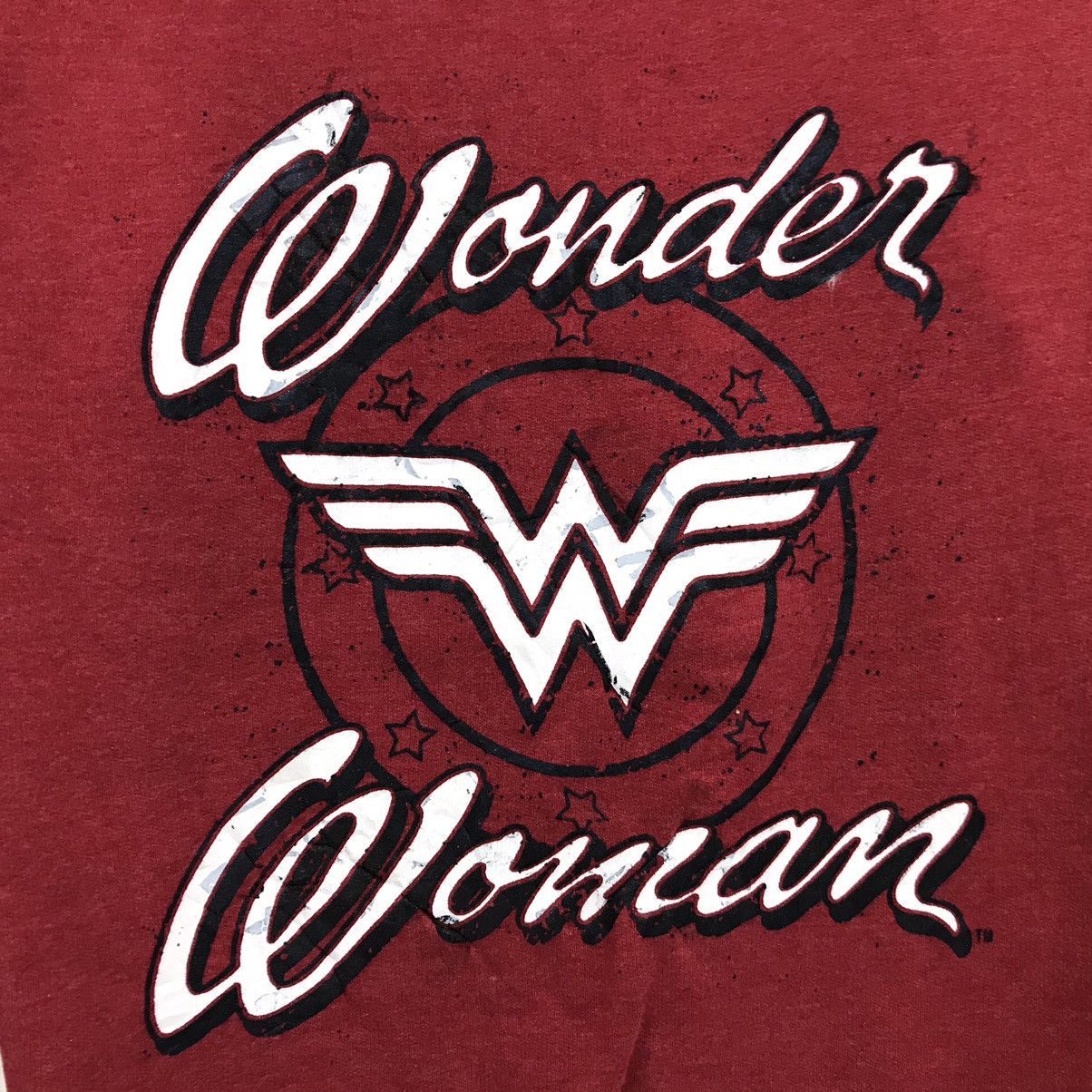 DC Comics × Marvel Comics Wonder Woman Sweatshirt Big Logo Spellout Size US S / EU 44-46 / 1 - 3 Thumbnail