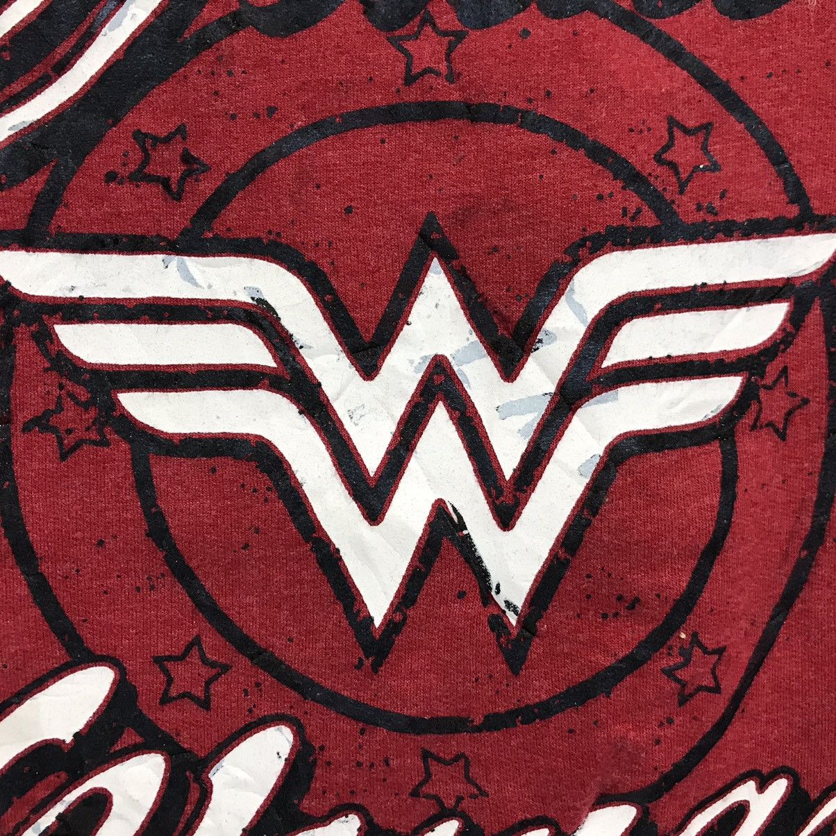 DC Comics × Marvel Comics Wonder Woman Sweatshirt Big Logo Spellout Size US S / EU 44-46 / 1 - 4 Thumbnail