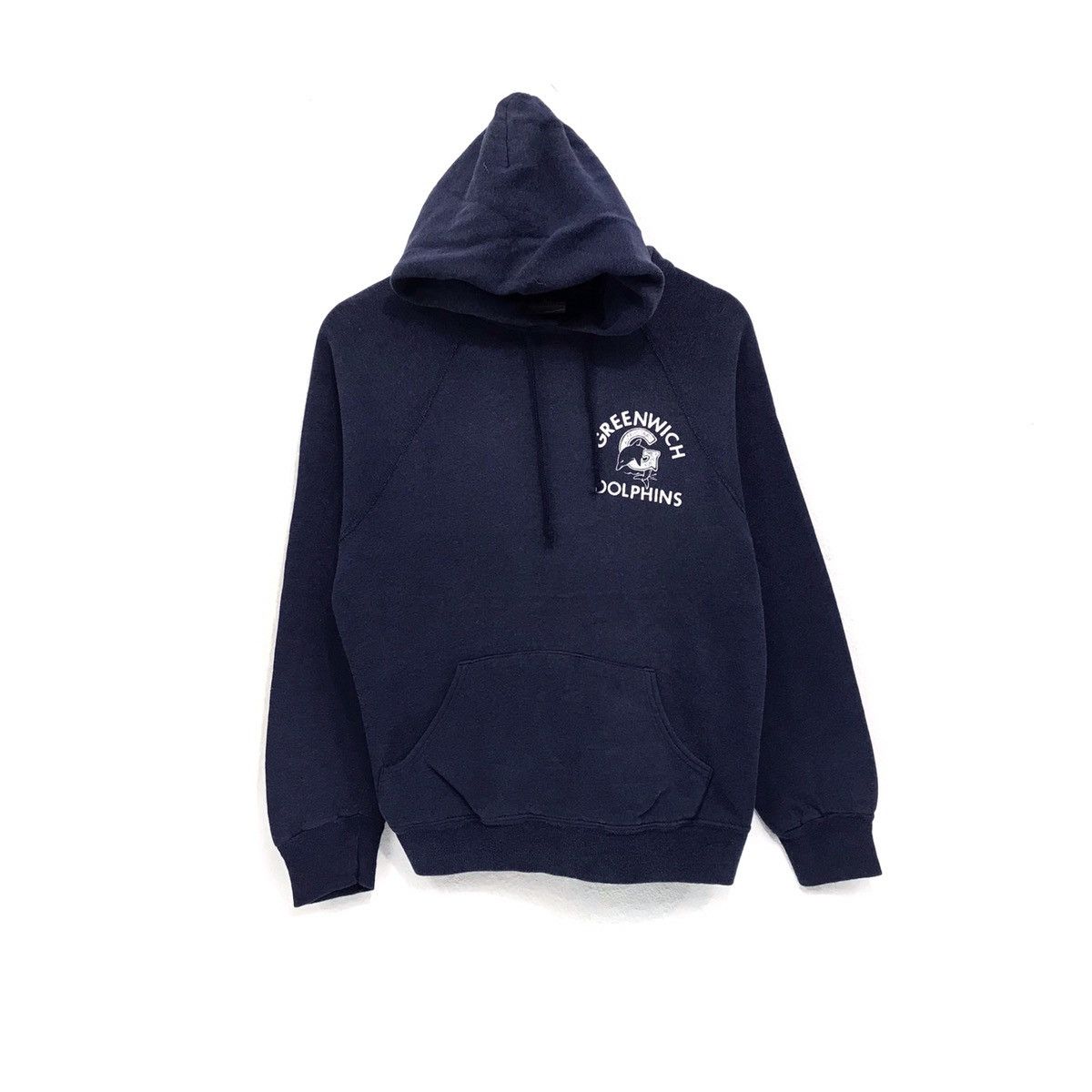 Vintage Vintage Greenwish Dolphins Hoodie Sweatshirt Size US S / EU 44-46 / 1 - 1 Thumbnail