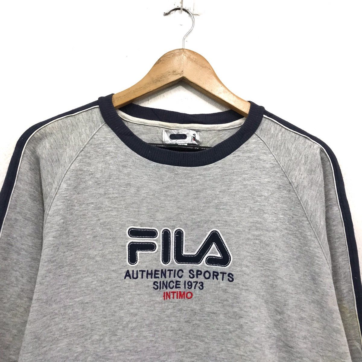 Fila × Japanese Brand Fila Crewneck Embroidered Spellout Logo Fila Size US M / EU 48-50 / 2 - 3 Thumbnail