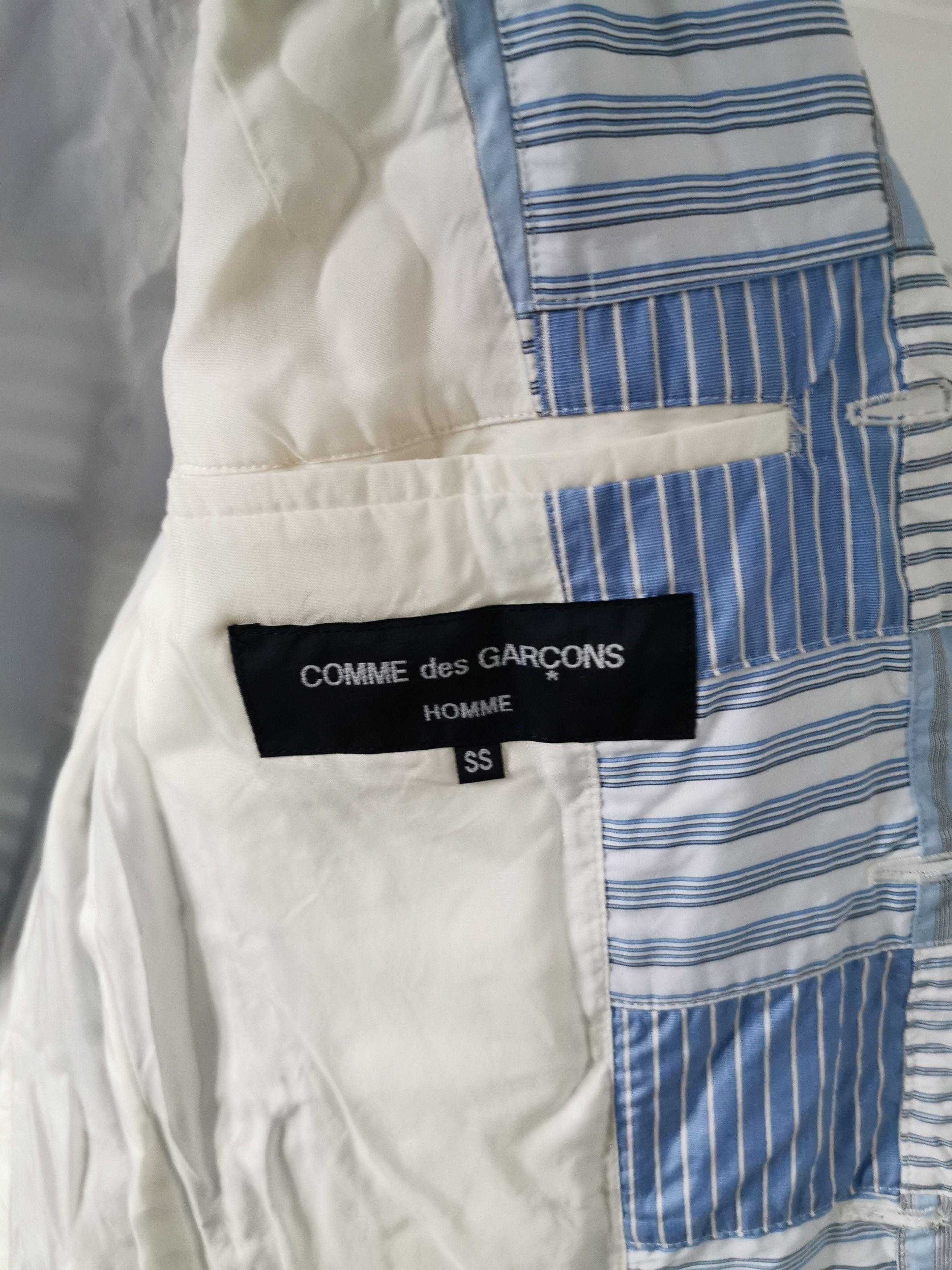 Comme des Garcons Homme CDG Homme 2008 Patchwork Blazer Size US S / EU 44-46 / 1 - 9 Thumbnail
