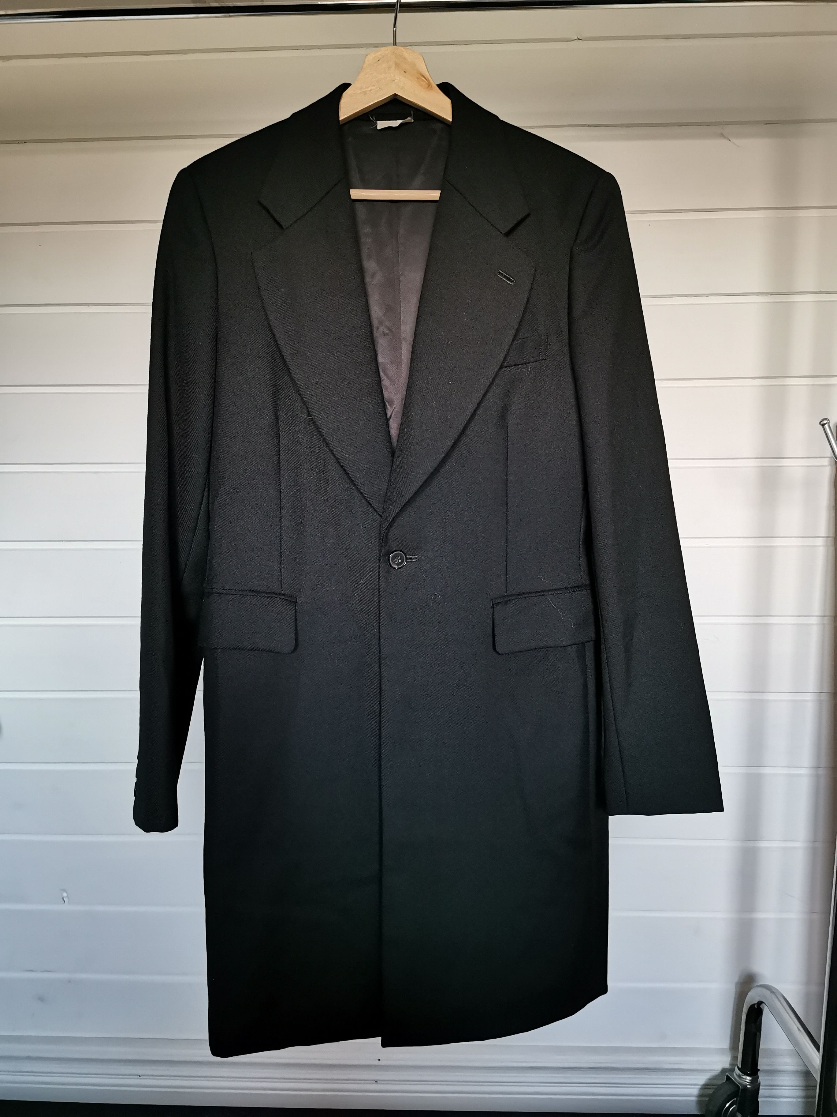 Comme des Garcons CDG Homme Plus AW2014 Patches Wool Coat Size US S / EU 44-46 / 1 - 4 Thumbnail
