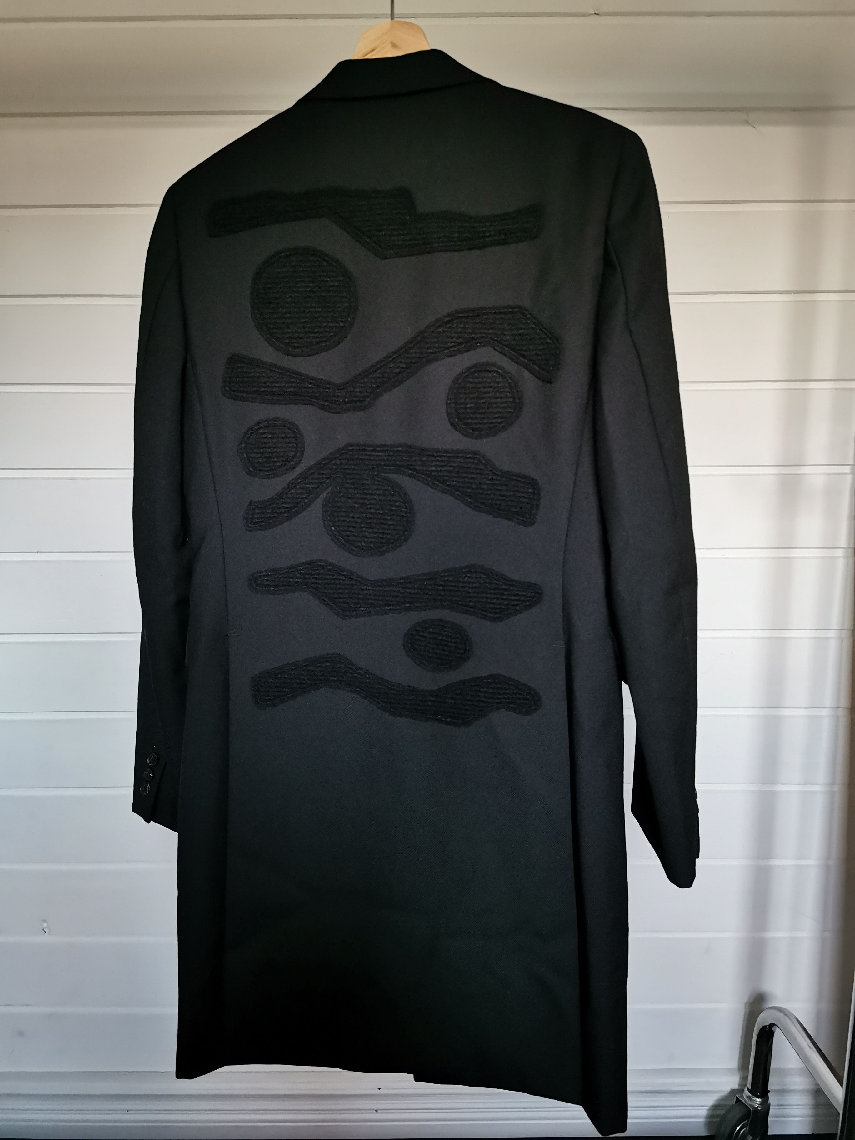 Comme des Garcons CDG Homme Plus AW2014 Patches Wool Coat Size US S / EU 44-46 / 1 - 2 Thumbnail