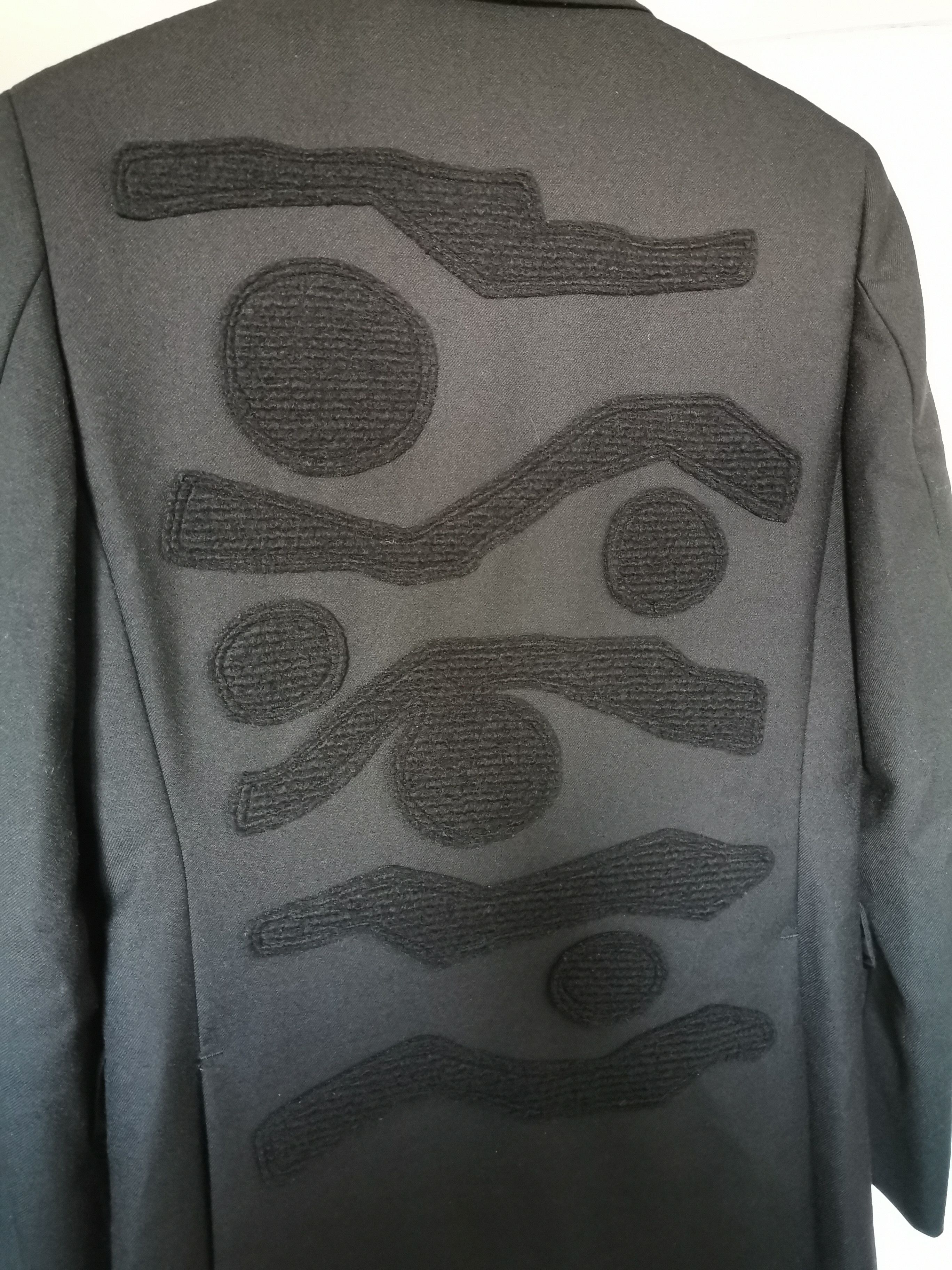 Comme des Garcons CDG Homme Plus AW2014 Patches Wool Coat Size US S / EU 44-46 / 1 - 3 Thumbnail