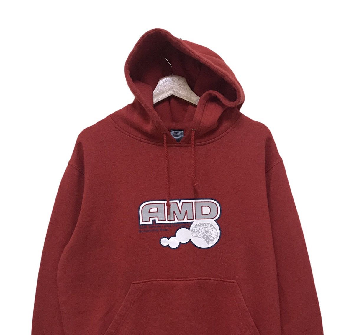 Japanese Brand Vintage Japan AMD Hoodie Sweatshirt Big Brain Size US M / EU 48-50 / 2 - 2 Thumbnail