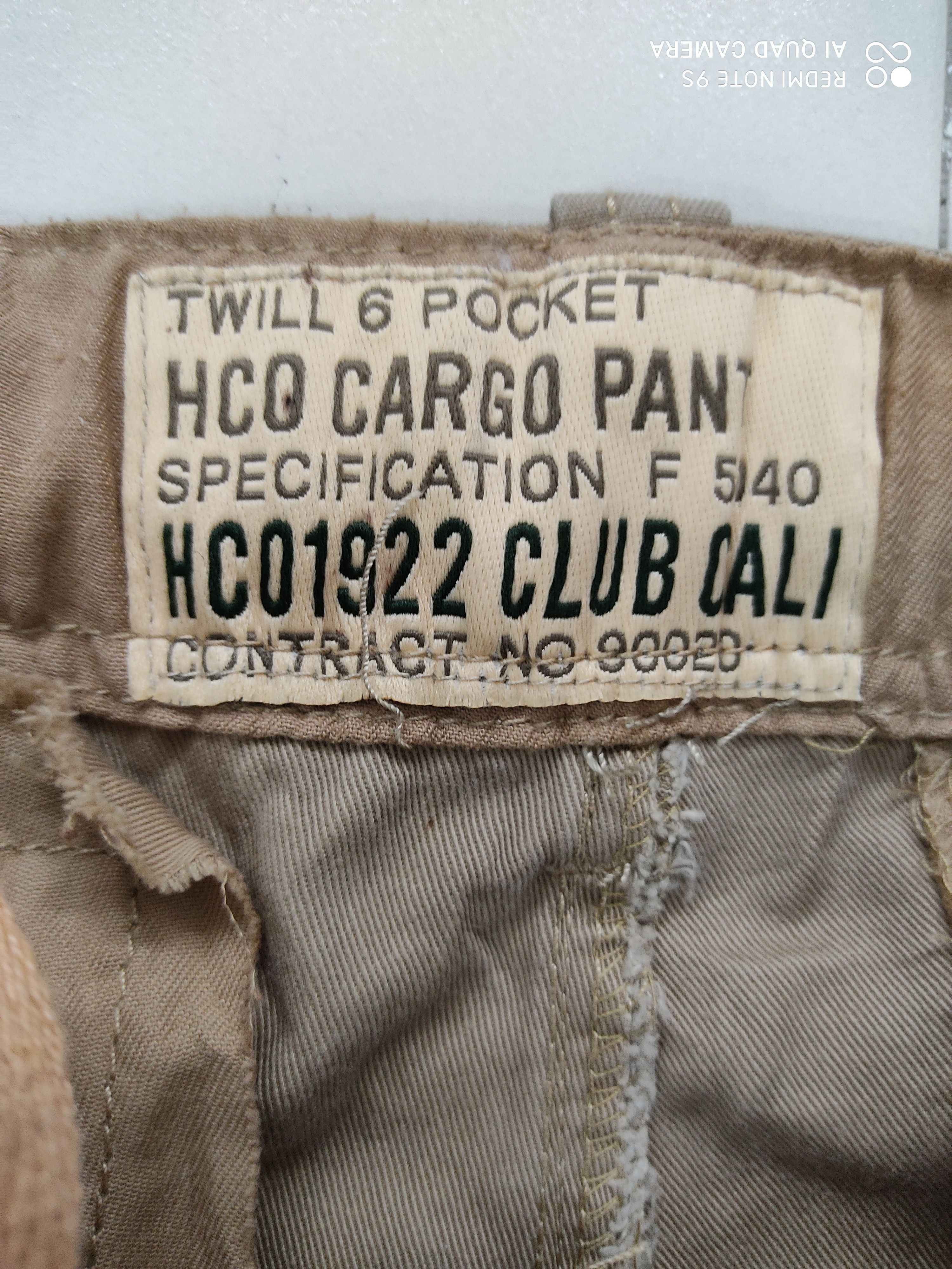 Japanese Brand HCO Multipocket 6 Pocket Utility Cargo Pant Size US 38 / EU 54 - 10 Thumbnail