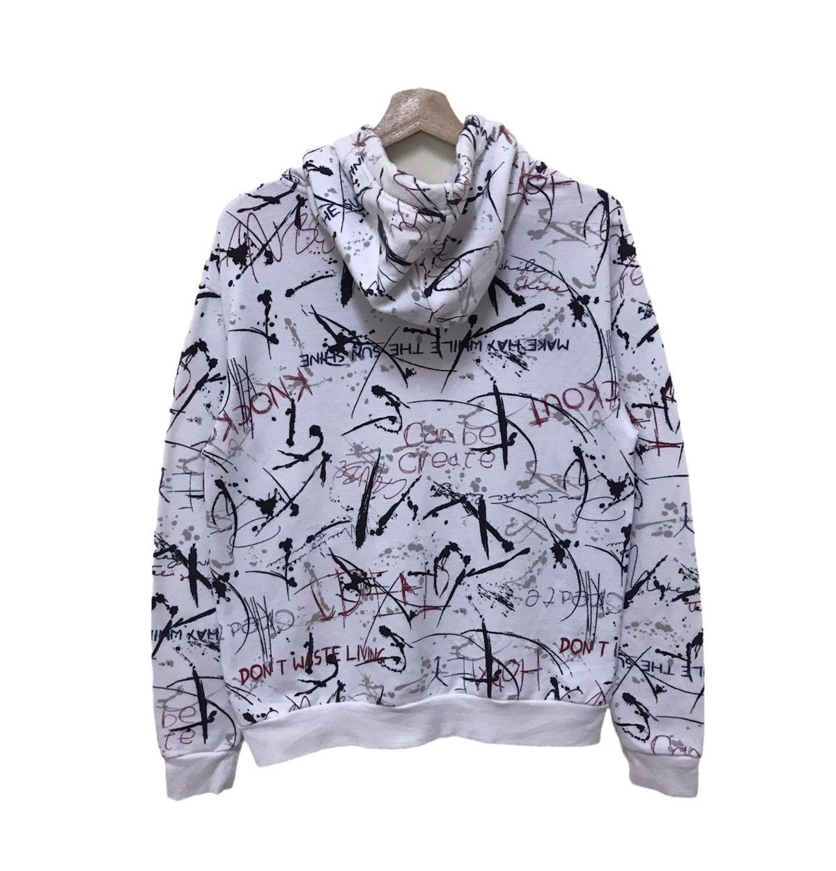 Japanese Brand Japanese Jungle Storm Full Print Hoodie Sweatshirt Size US M / EU 48-50 / 2 - 3 Thumbnail