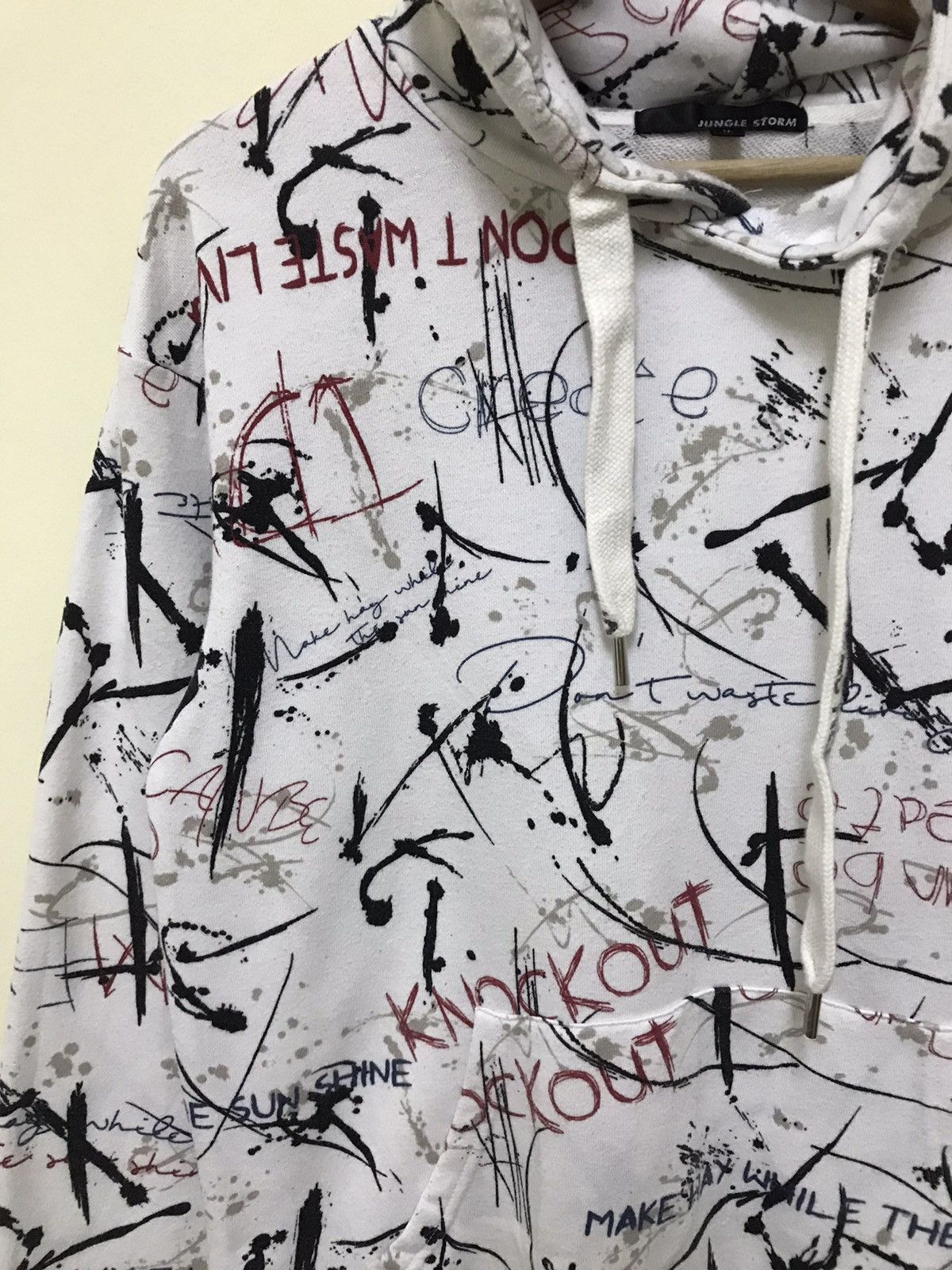 Japanese Brand Japanese Jungle Storm Full Print Hoodie Sweatshirt Size US M / EU 48-50 / 2 - 4 Thumbnail