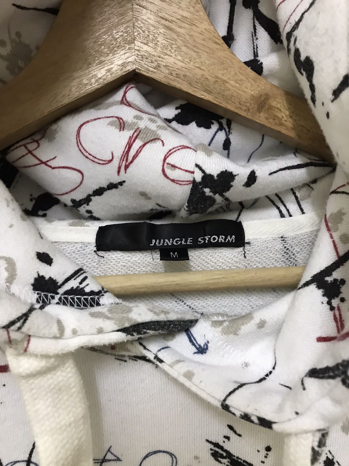 Japanese Brand Japanese Jungle Storm Full Print Hoodie Sweatshirt Size US M / EU 48-50 / 2 - 5 Thumbnail