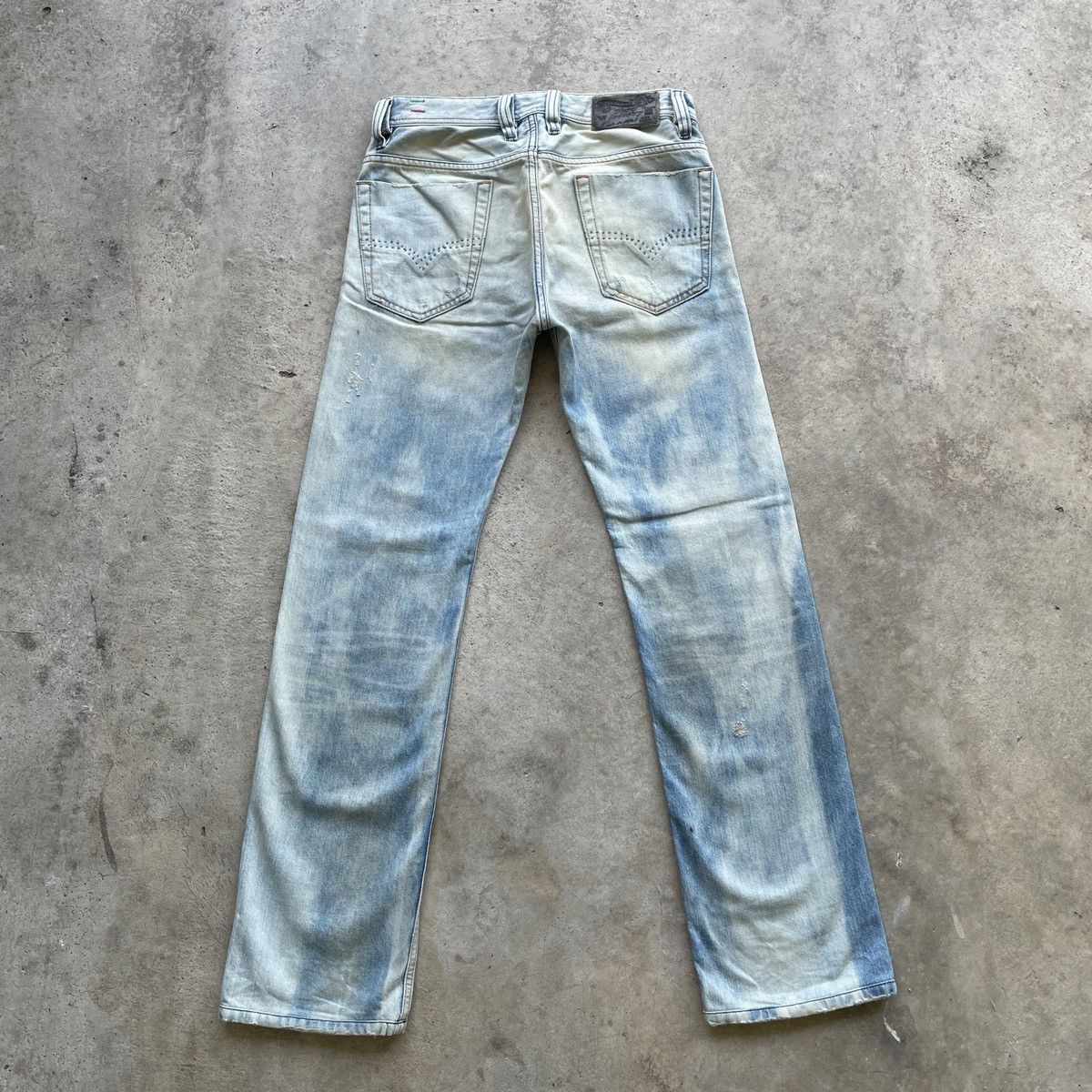 Diesel × Jean × Vintage Vintage Diesel Industry Faded Denim Jeans Pants W30x30.5 Size US 30 / EU 46 - 12 Thumbnail