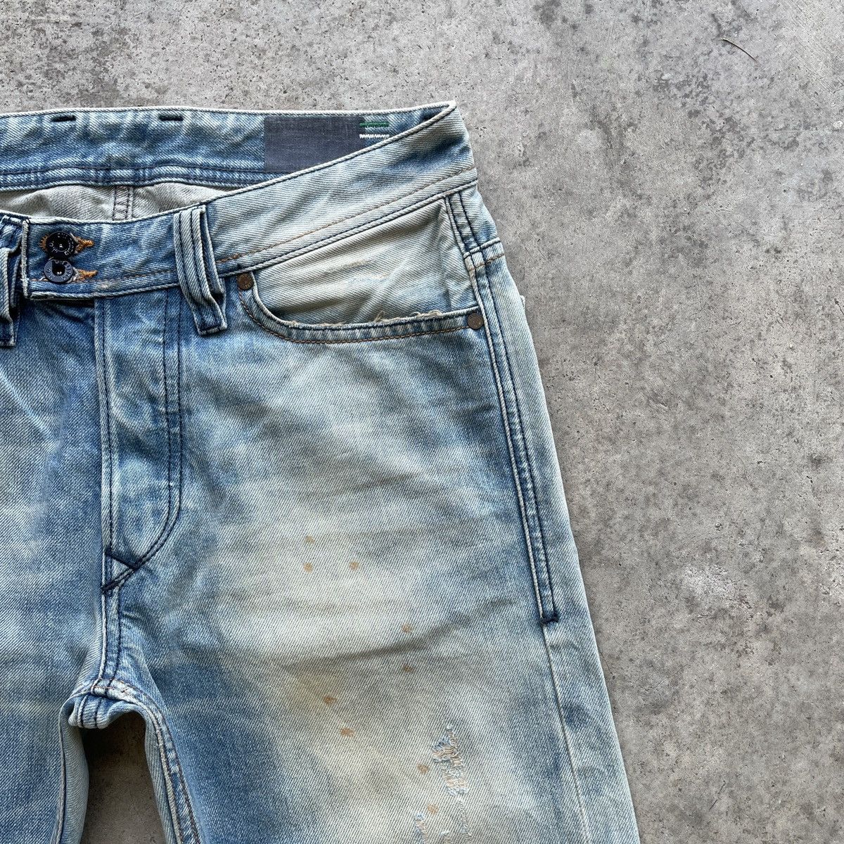 Diesel × Jean × Vintage Vintage Diesel Industry Faded Denim Jeans Pants W30x30.5 Size US 30 / EU 46 - 4 Thumbnail