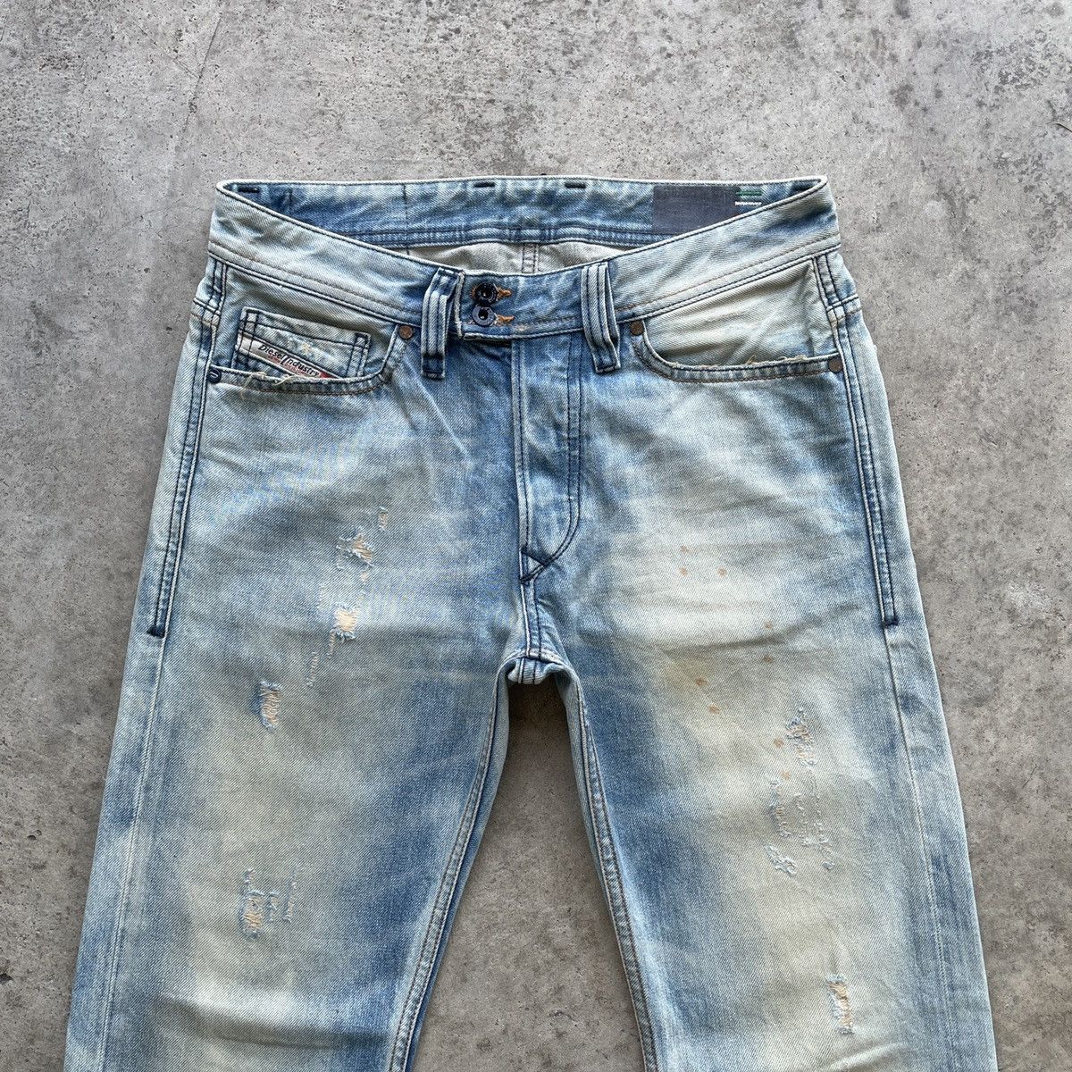 Diesel × Jean × Vintage Vintage Diesel Industry Faded Denim Jeans Pants W30x30.5 Size US 30 / EU 46 - 2 Thumbnail