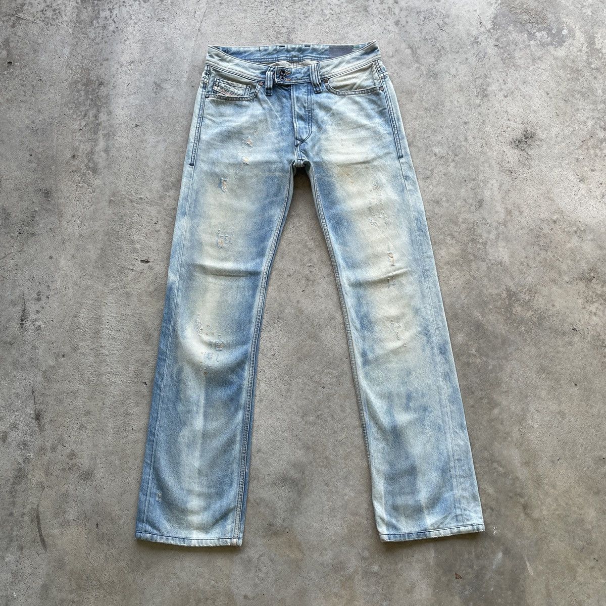 Vintage Diesel Industry Faded Denim Jeans Pants W30x30.5