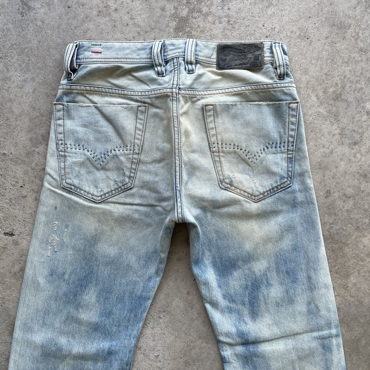 Diesel × Jean × Vintage Vintage Diesel Industry Faded Denim Jeans Pants W30x30.5 Size US 30 / EU 46 - 9 Thumbnail