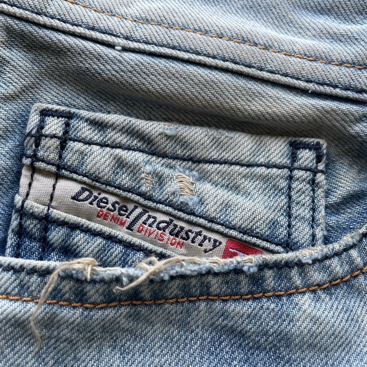 Diesel × Jean × Vintage Vintage Diesel Industry Faded Denim Jeans Pants W30x30.5 Size US 30 / EU 46 - 7 Thumbnail