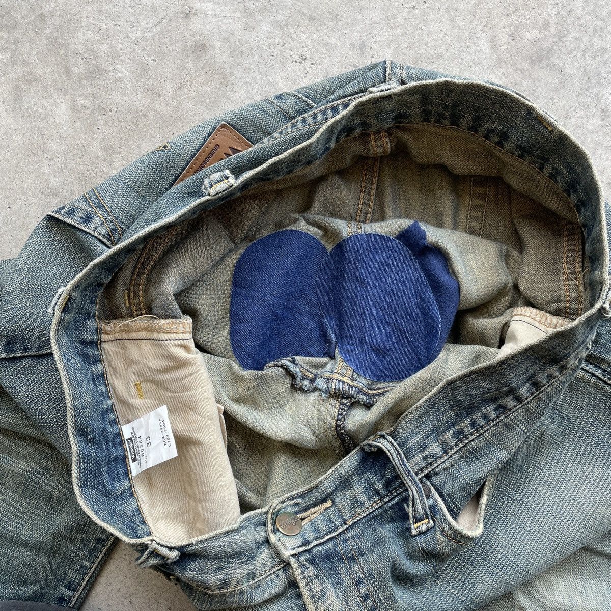 Vintage Vintage Wrangler Faded Denim Jeans Pants W34x30 Size US 34 / EU 50 - 8 Thumbnail