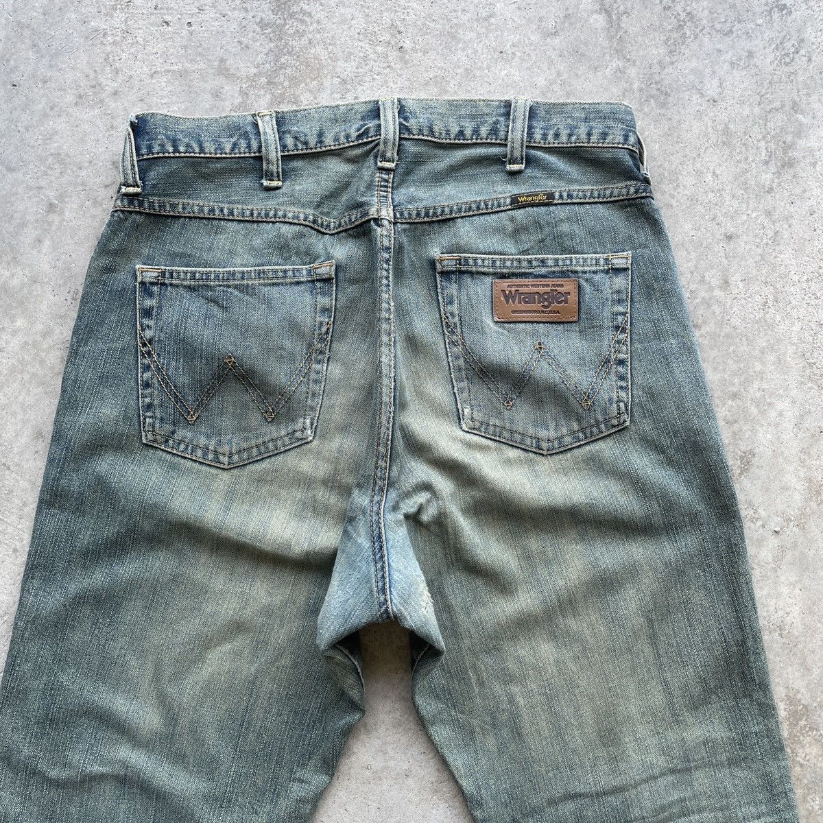 Vintage Vintage Wrangler Faded Denim Jeans Pants W34x30 Size US 34 / EU 50 - 9 Thumbnail