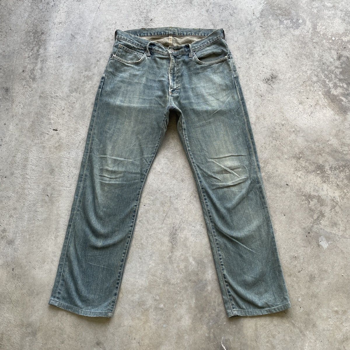 Vintage Vintage Wrangler Faded Denim Jeans Pants W34x30 Size US 34 / EU 50 - 1 Thumbnail