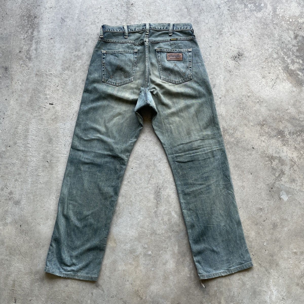 Vintage Vintage Wrangler Faded Denim Jeans Pants W34x30 Size US 34 / EU 50 - 13 Thumbnail