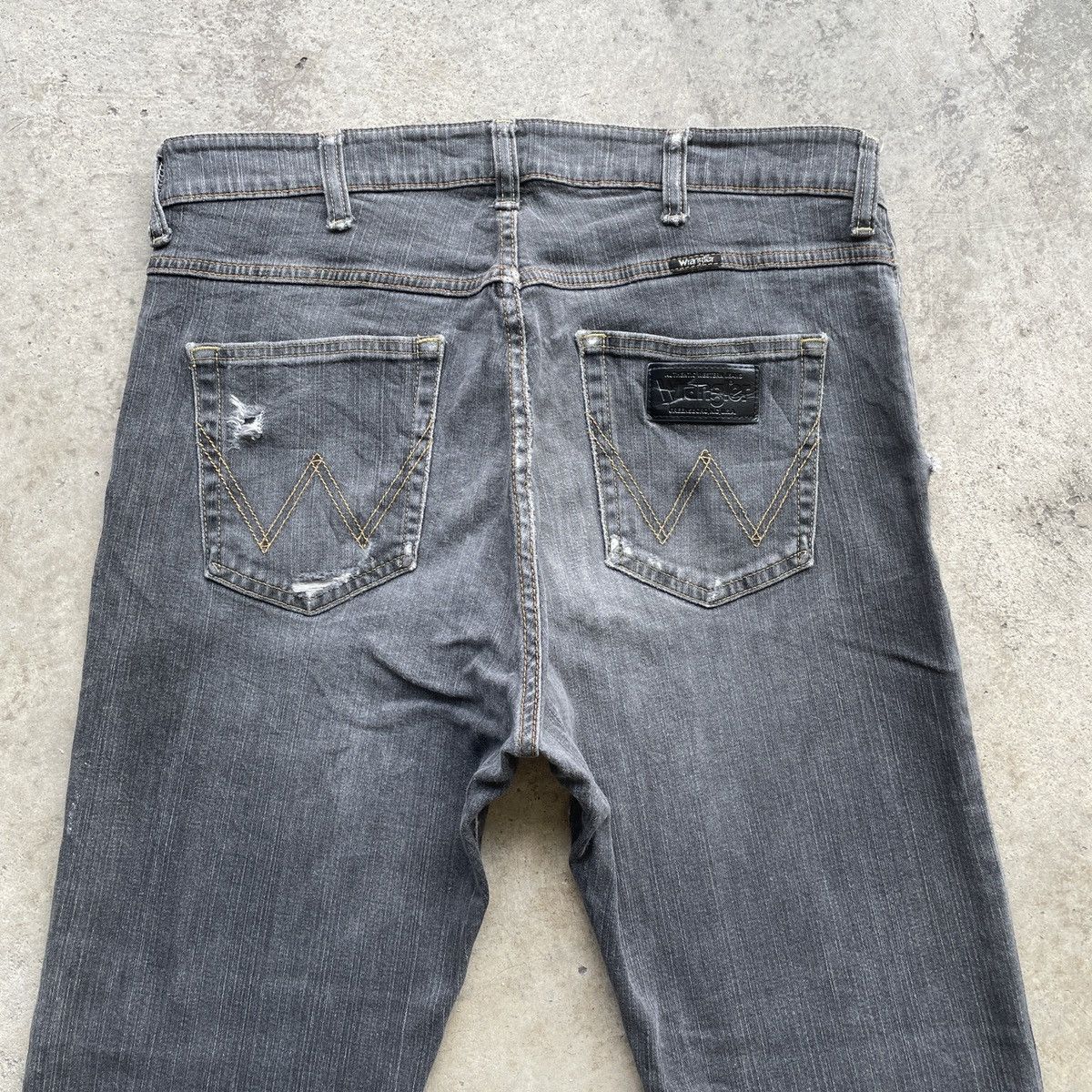 Vintage Vintage Wrangler Faded Black Denim Jeans Pants W34 Size US 34 / EU 50 - 8 Thumbnail