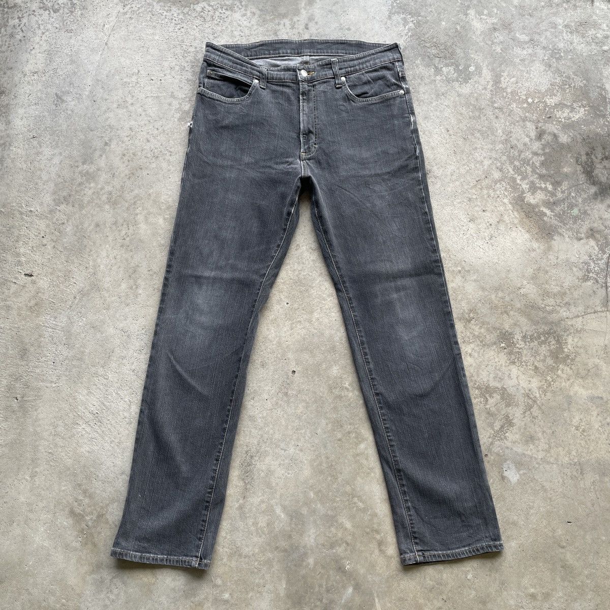 Vintage Vintage Wrangler Faded Black Denim Jeans Pants W34 Size US 34 / EU 50 - 1 Thumbnail