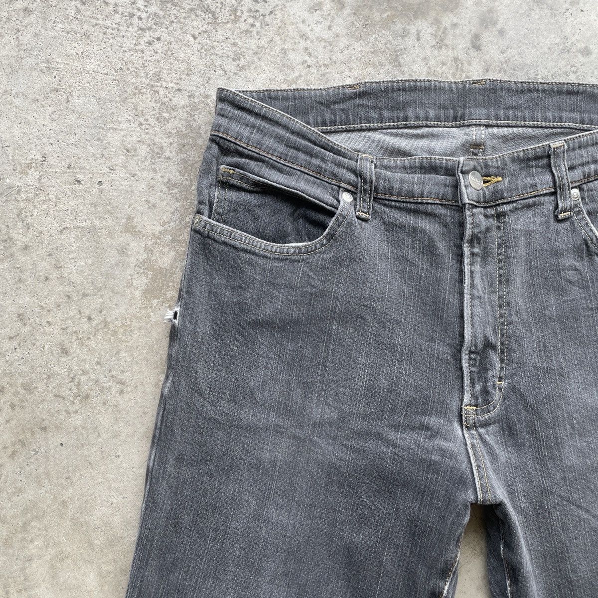 Vintage Vintage Wrangler Faded Black Denim Jeans Pants W34 Size US 34 / EU 50 - 3 Thumbnail