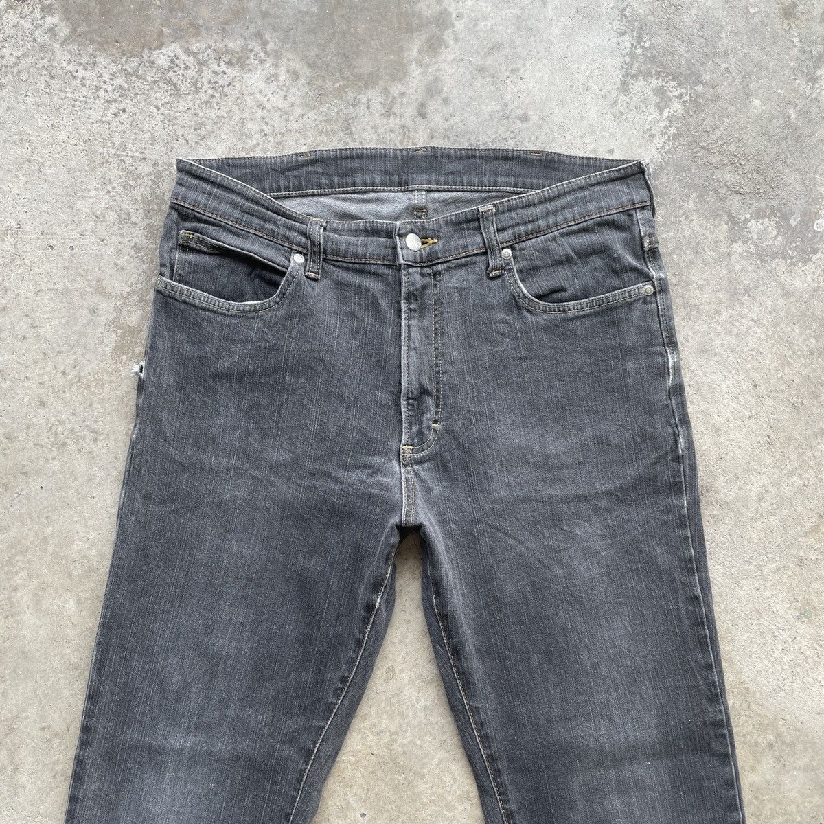Vintage Vintage Wrangler Faded Black Denim Jeans Pants W34 Size US 34 / EU 50 - 2 Thumbnail