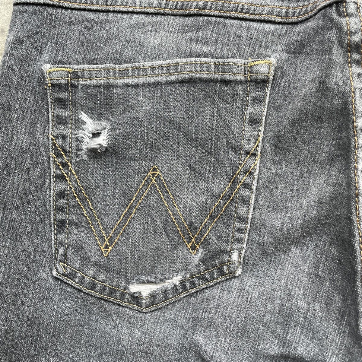 Vintage Vintage Wrangler Faded Black Denim Jeans Pants W34 Size US 34 / EU 50 - 9 Thumbnail