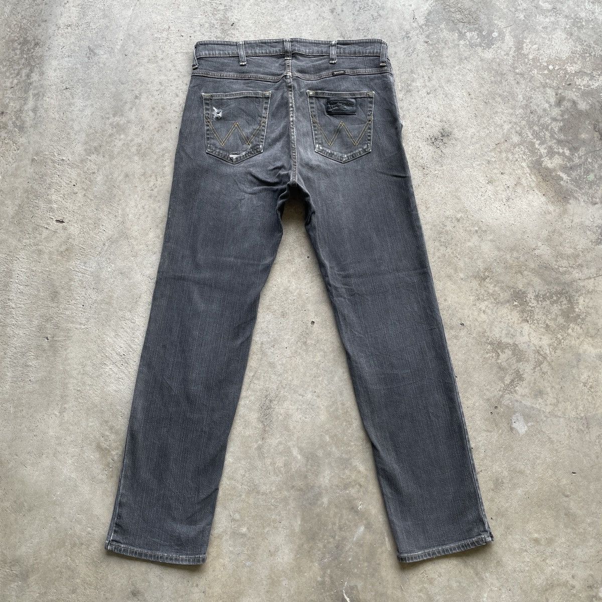 Vintage Vintage Wrangler Faded Black Denim Jeans Pants W34 Size US 34 / EU 50 - 13 Thumbnail