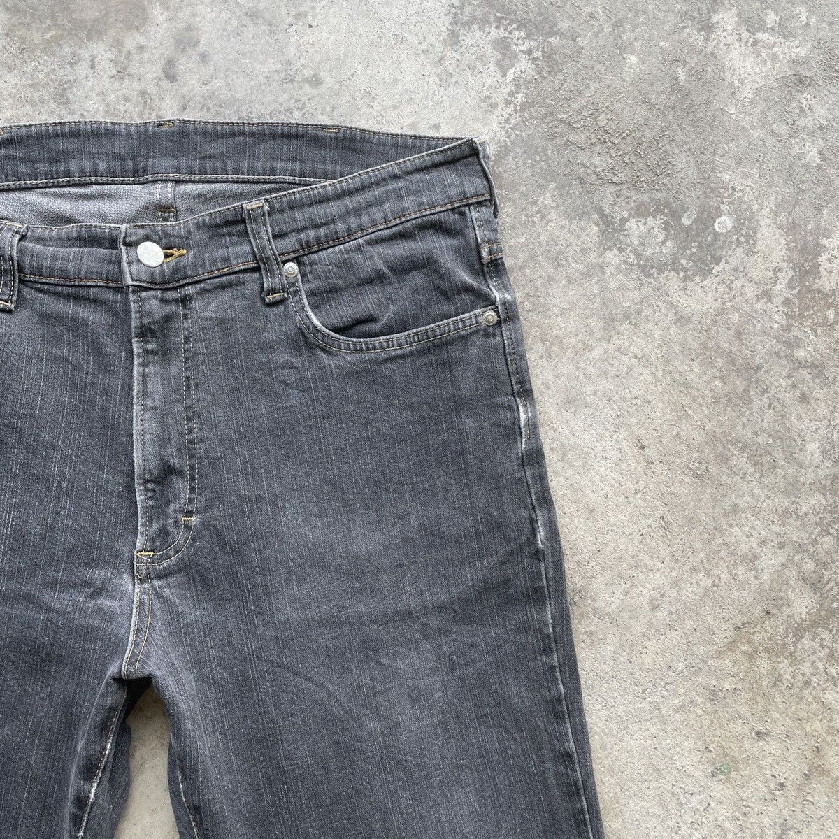 Vintage Vintage Wrangler Faded Black Denim Jeans Pants W34 Size US 34 / EU 50 - 4 Thumbnail