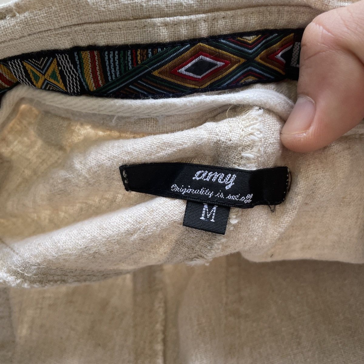 Japanese Brand Vintage Amy Nice Design Trousers Casual Pants Size US 31 - 6 Thumbnail