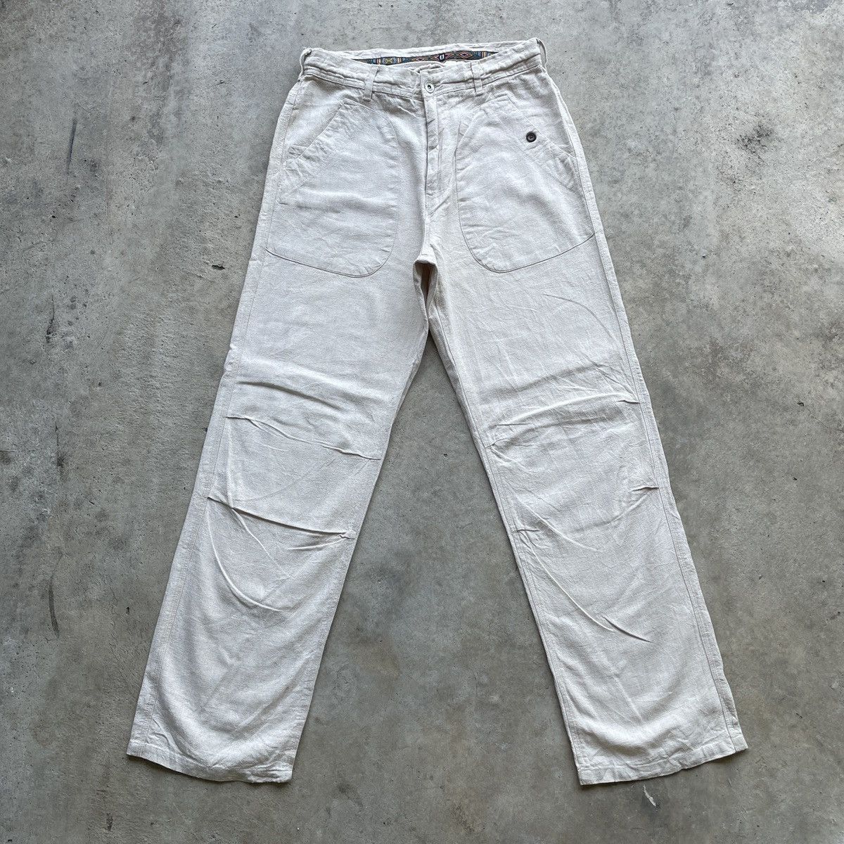 Japanese Brand Vintage Amy Nice Design Trousers Casual Pants Size US 31 - 1 Thumbnail