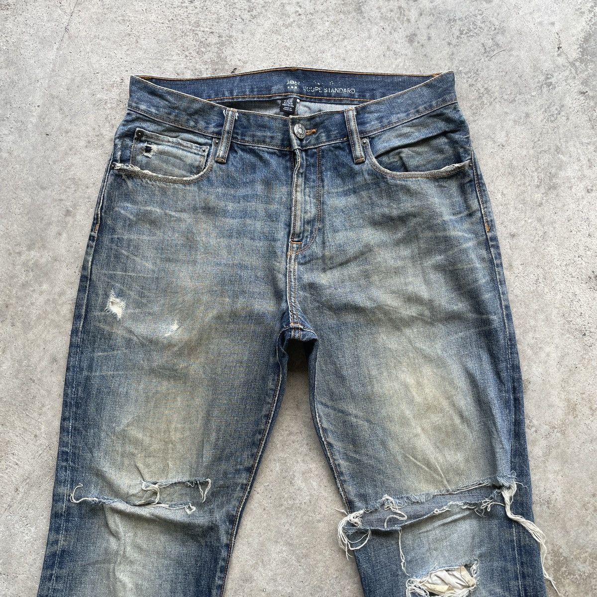 Gap Vintage Gap Distressed Denim Jeans Pants Ripped W32x31.5 Size US 32 / EU 48 - 2 Thumbnail