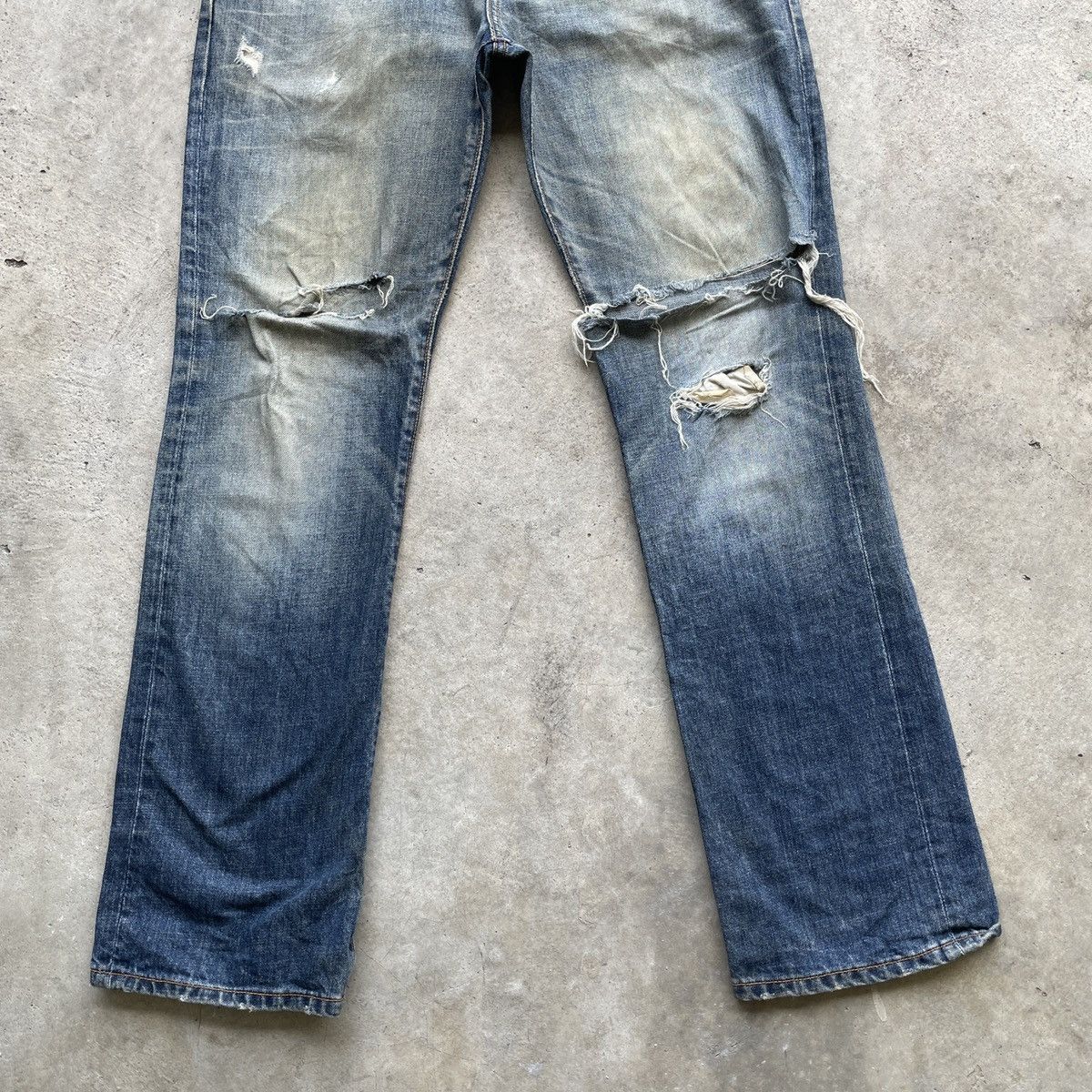 Gap Vintage Gap Distressed Denim Jeans Pants Ripped W32x31.5 Size US 32 / EU 48 - 5 Thumbnail