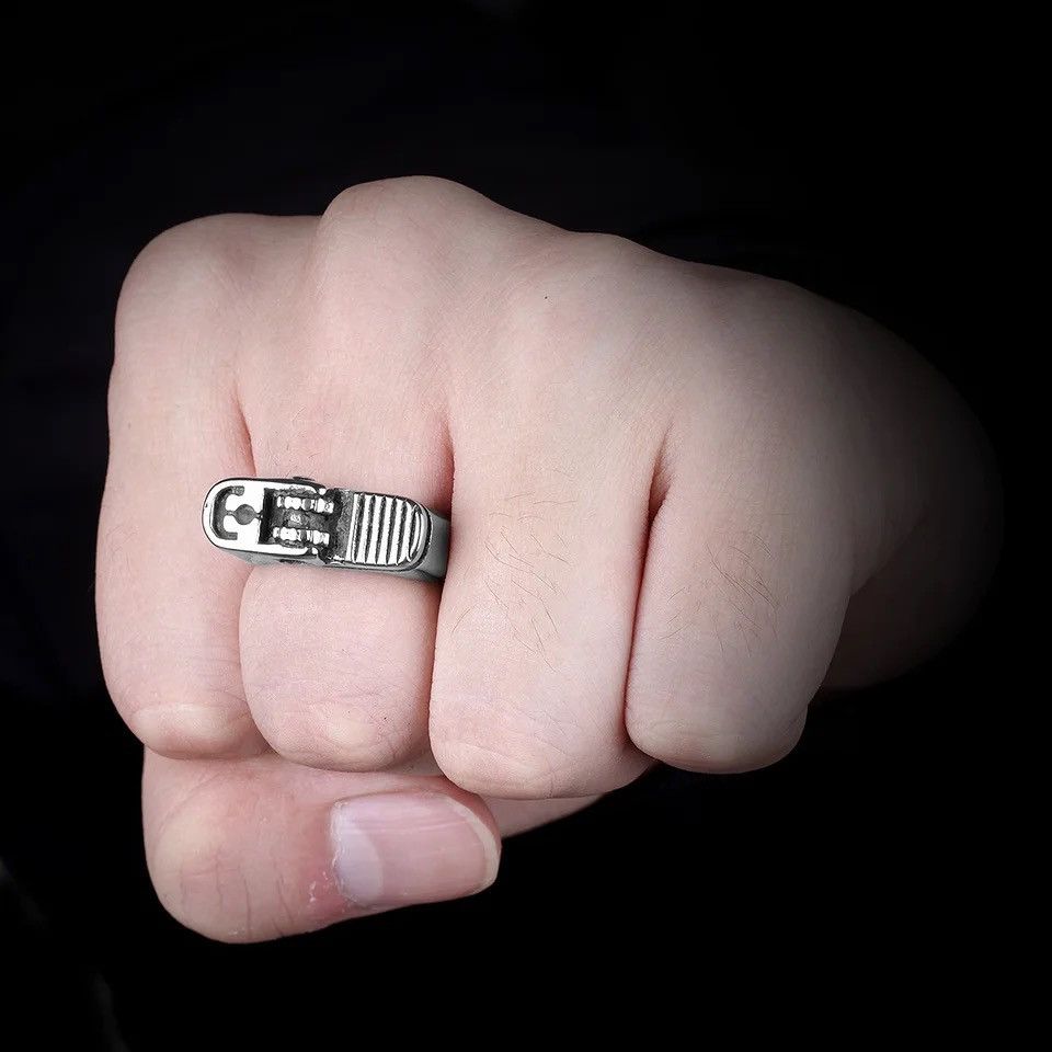 Jewelry Cigarette Lighter Rings Size ONE SIZE - 2 Thumbnail