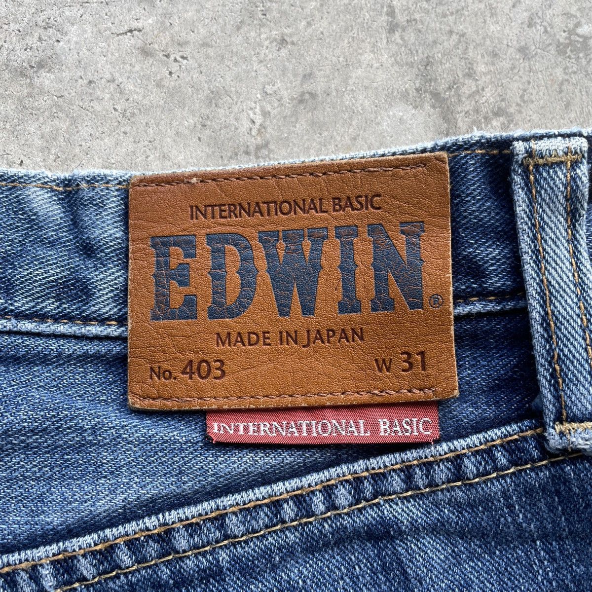 Edwin W32x30 Vintage Edwin Made In Japan Denim Jeans Pants Size US 32 / EU 48 - 11 Thumbnail