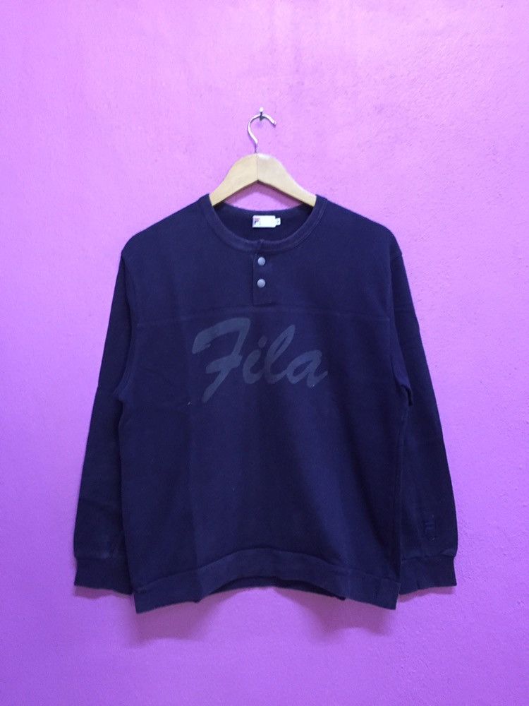 Fila Vintage 90's Fila Italia Sweatshirts Size S Size US S / EU 44-46 / 1 - 1 Thumbnail