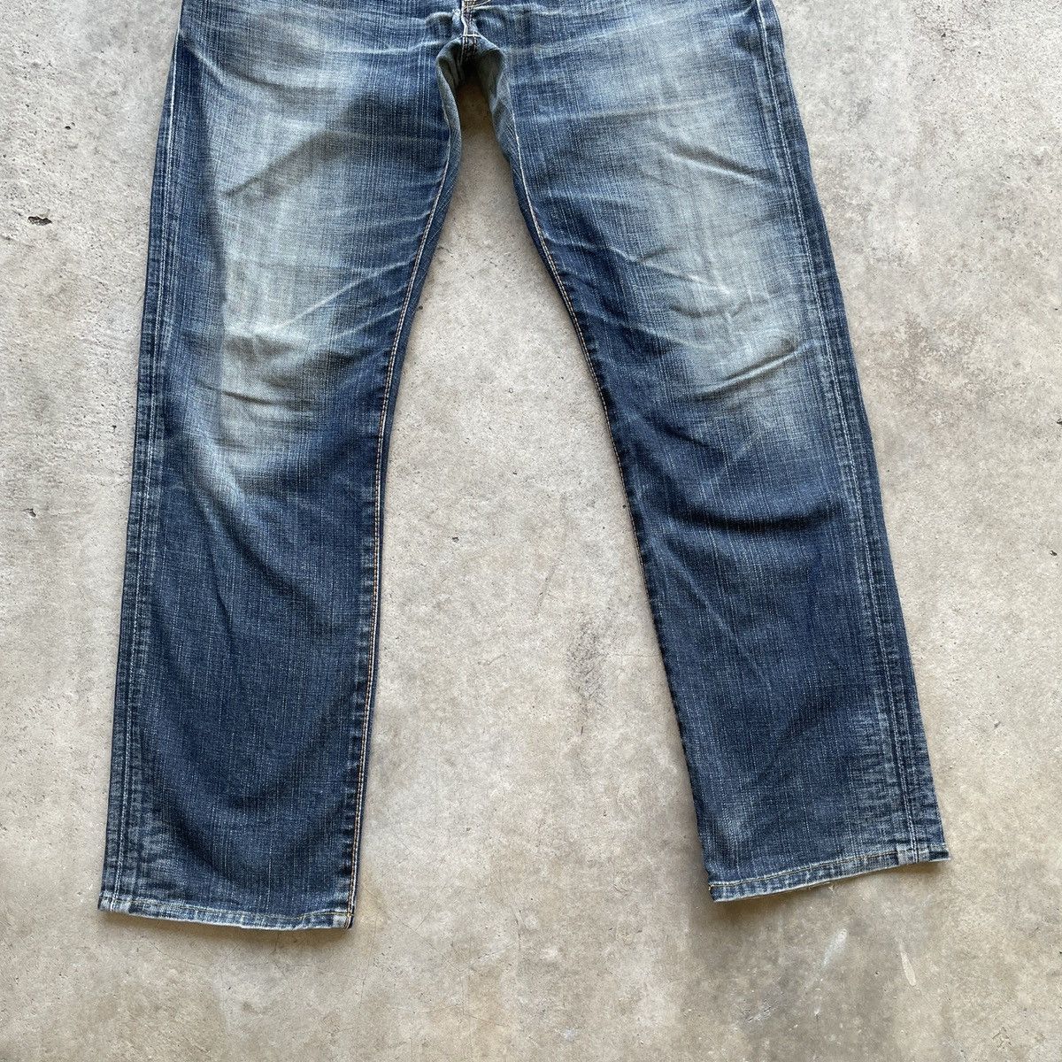Japanese Brand Vintage Japanese Faded Denim Jeans Pants W34x29 Size US 34 / EU 50 - 5 Thumbnail