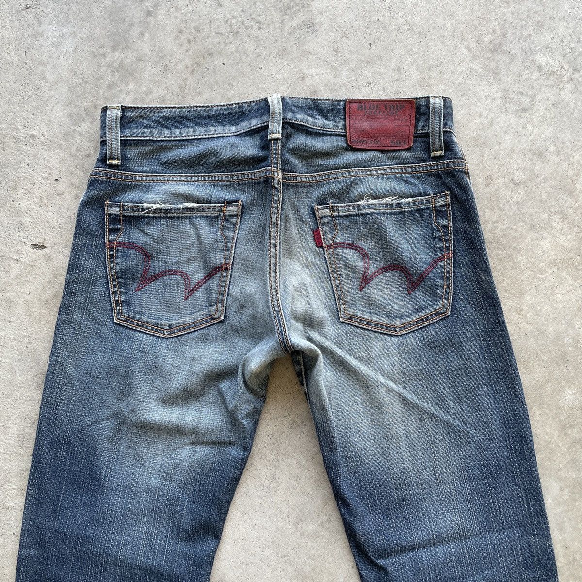 Japanese Brand Vintage Japanese Faded Denim Jeans Pants W34x29 Size US 34 / EU 50 - 10 Thumbnail