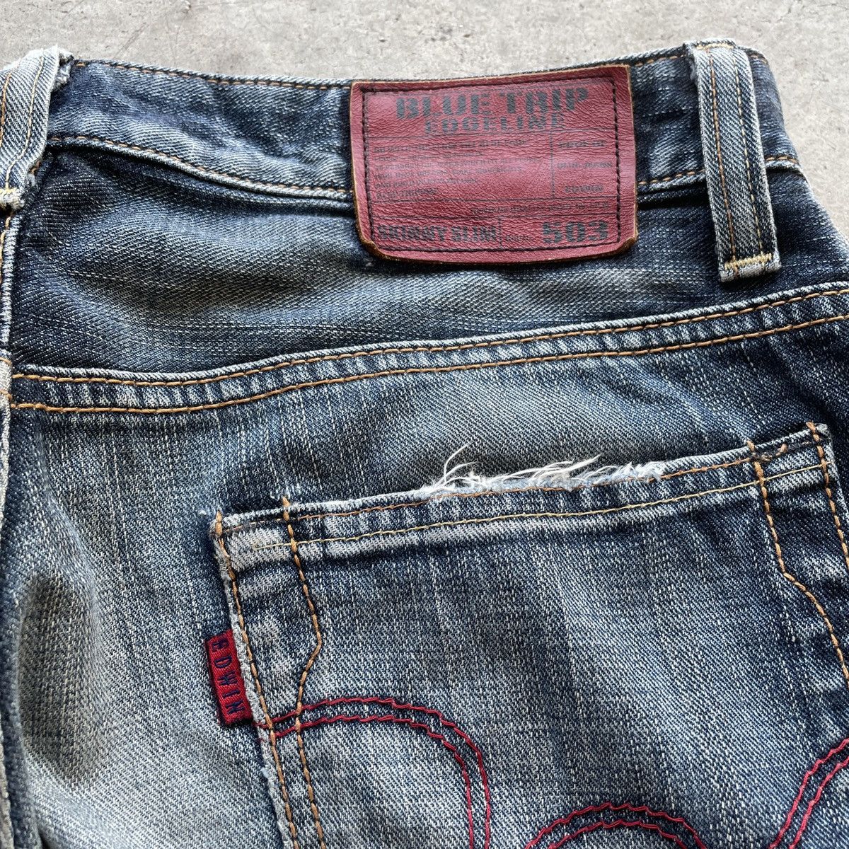 Japanese Brand Vintage Japanese Faded Denim Jeans Pants W34x29 Size US 34 / EU 50 - 11 Thumbnail
