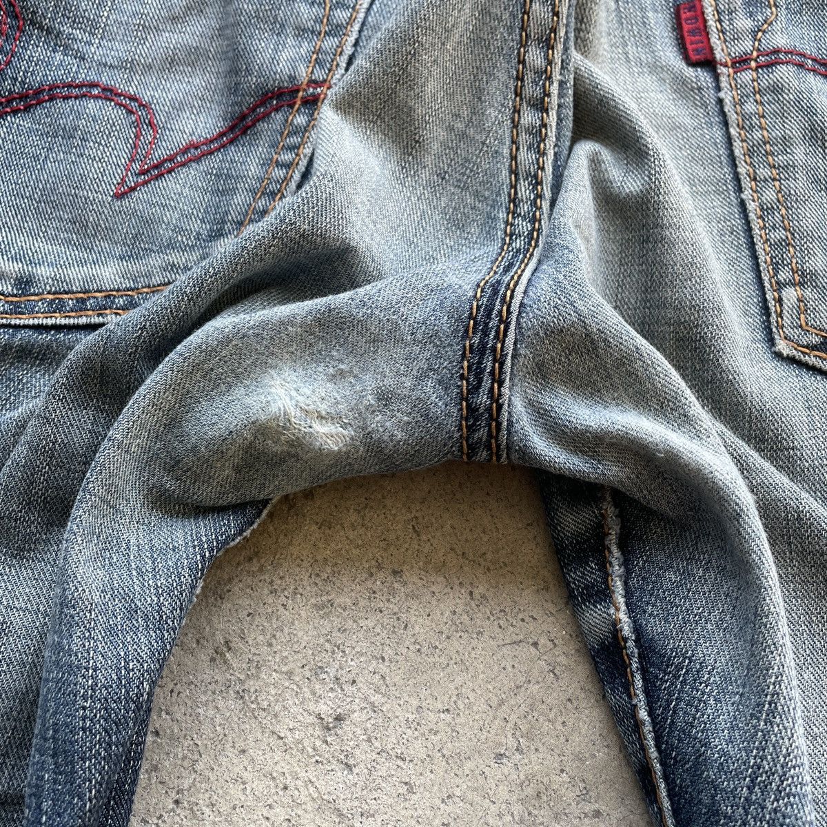 Japanese Brand Vintage Japanese Faded Denim Jeans Pants W34x29 Size US 34 / EU 50 - 12 Thumbnail