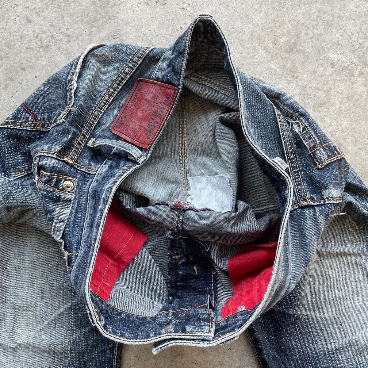 Japanese Brand Vintage Japanese Faded Denim Jeans Pants W34x29 Size US 34 / EU 50 - 9 Thumbnail