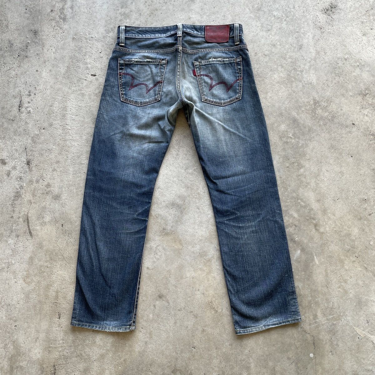 Japanese Brand Vintage Japanese Faded Denim Jeans Pants W34x29 Size US 34 / EU 50 - 14 Thumbnail