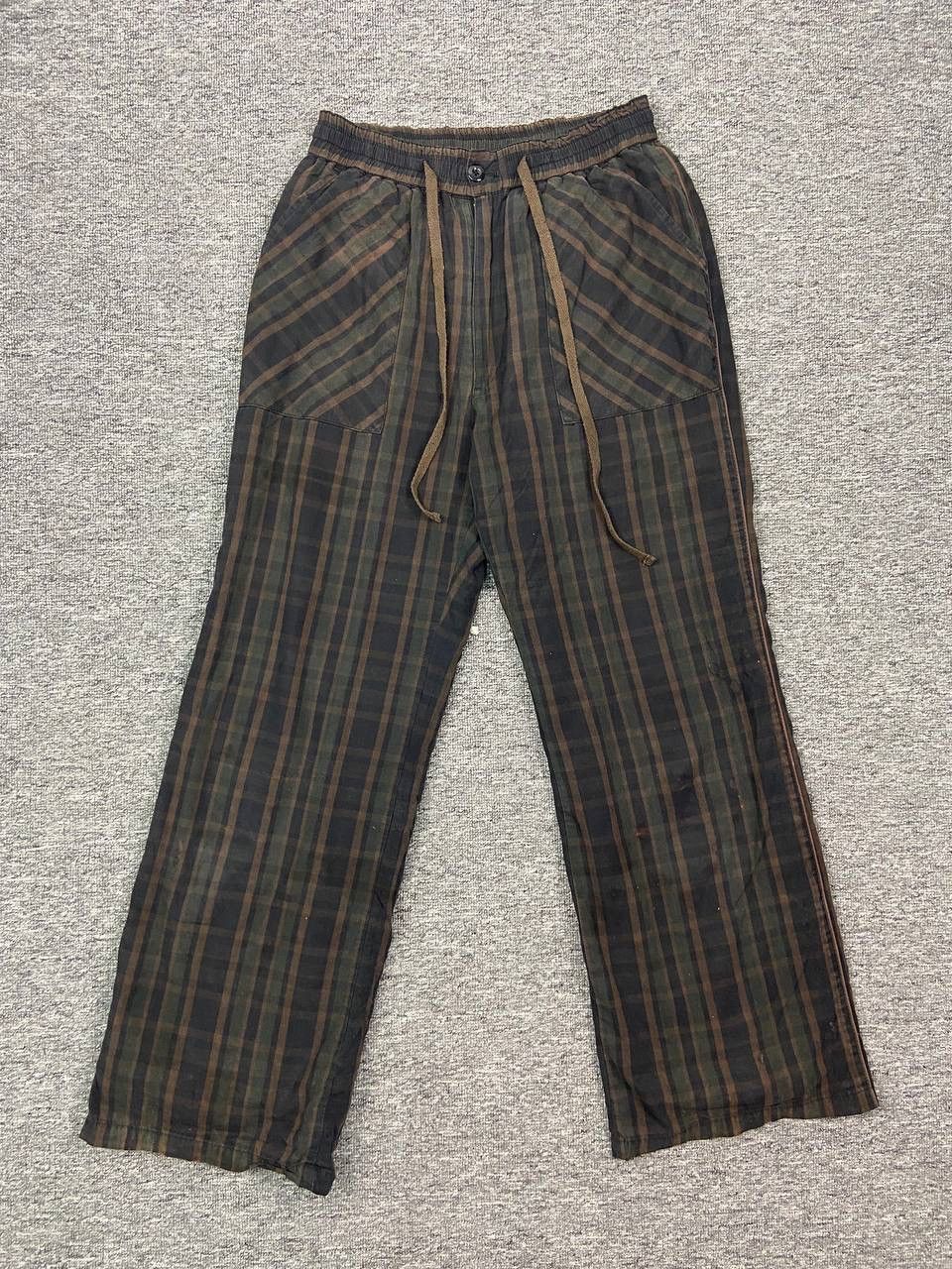 If Six Was Nine Plaid Checkered Tartan Tactical Bush Pant Kapital Style Size US 28 / EU 44 - 2 Thumbnail