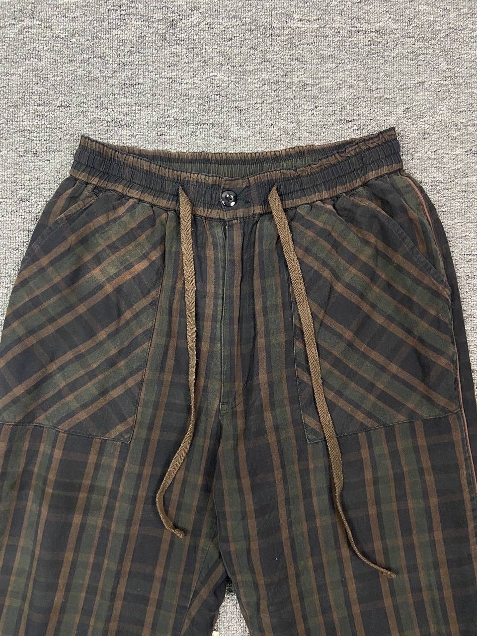 If Six Was Nine Plaid Checkered Tartan Tactical Bush Pant Kapital Style Size US 28 / EU 44 - 3 Thumbnail