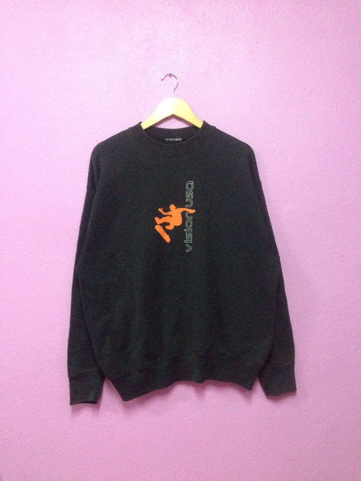 Welcome Skateboards Vintage 90's Skateboards Vision Usa Sweatshirts Size US L / EU 52-54 / 3 - 1 Thumbnail