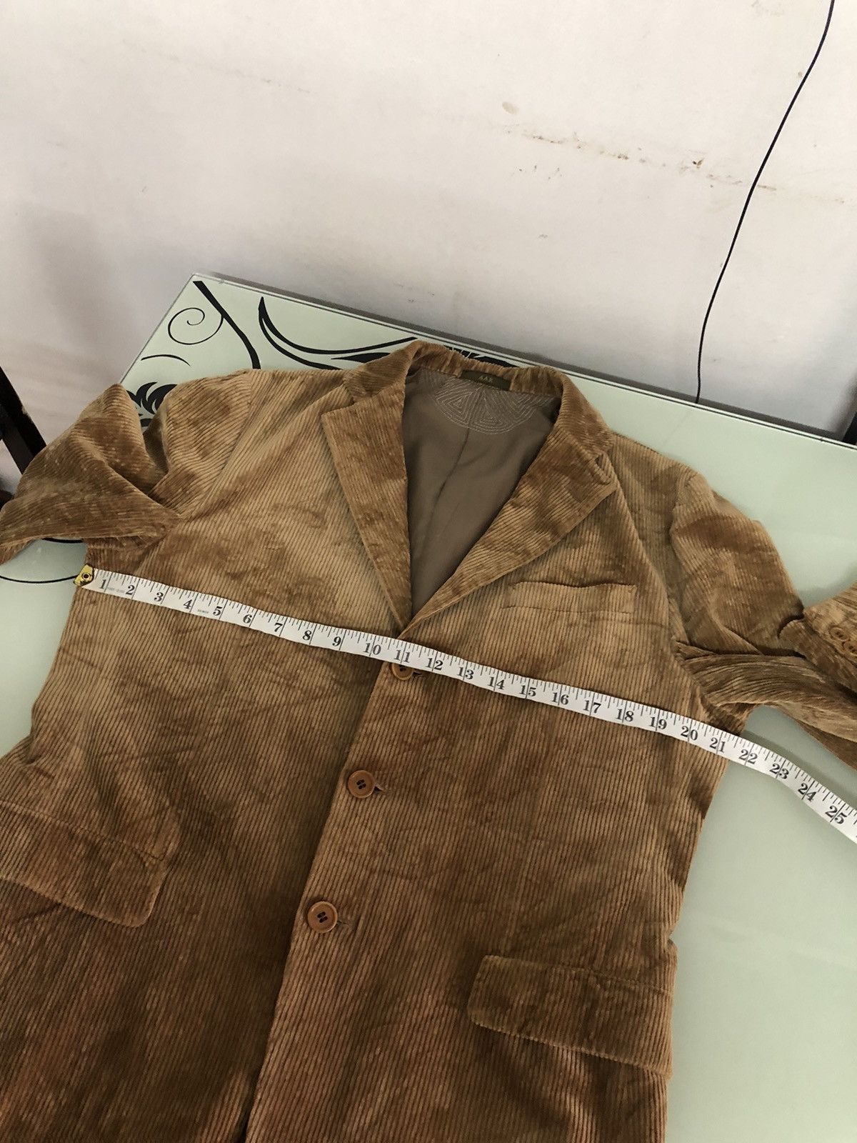 Yohji Yamamoto Vintage Yohji Yamamoto Corduroy Single Breasted Blazer Size US L / EU 52-54 / 3 - 20 Thumbnail